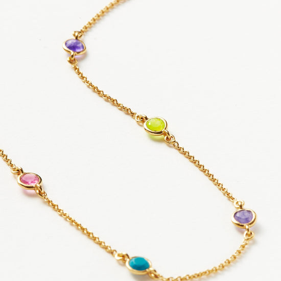 Hot Rox Multi Gemstone Choker Necklaces Missoma 