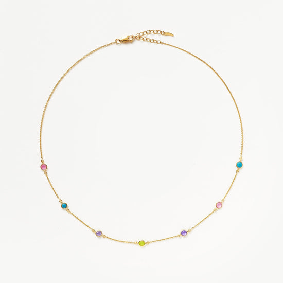 Hot Rox Multi Gemstone Choker Necklaces Missoma 