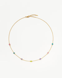 Hot Rox Multi Gemstone Choker Necklaces Missoma 