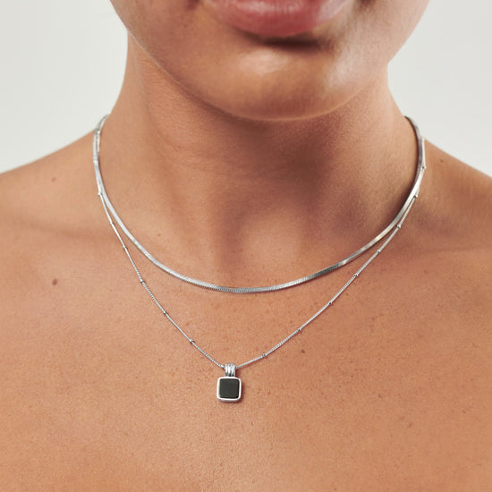 Iconic Lucy Williams Black Onyx Necklace Set Layering Sets Missoma 