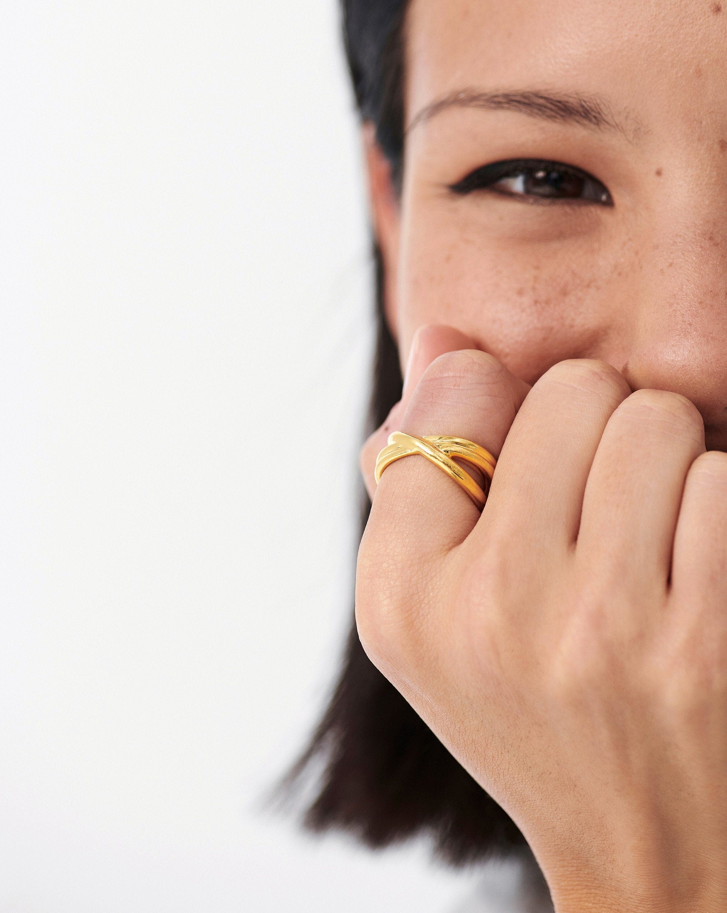 Infini Ring | 18ct Gold Plated Vermeil Rings Missoma 