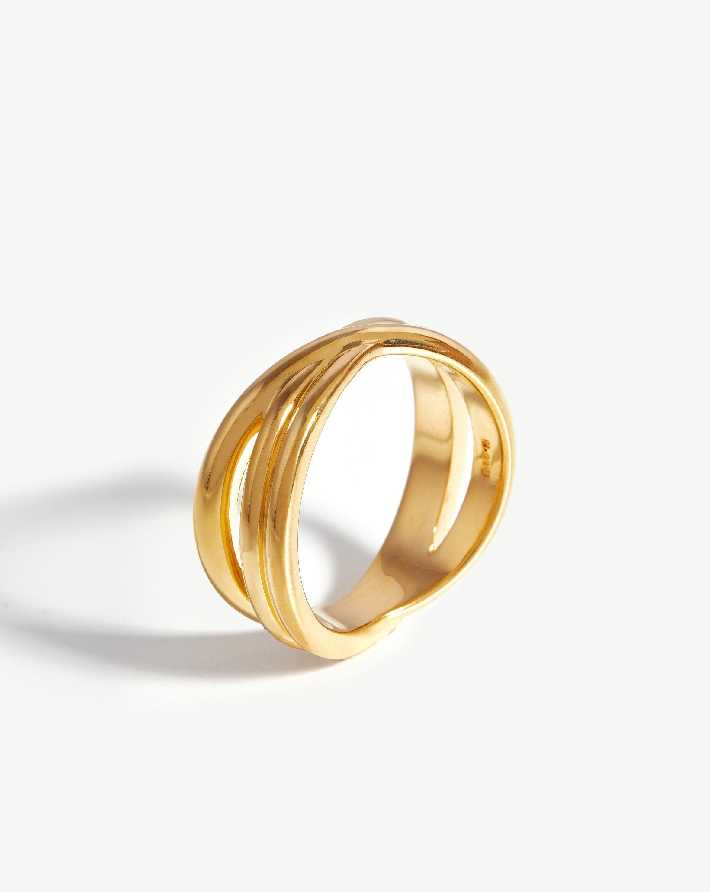 Infini Ring | 18ct Gold Plated Vermeil Rings Missoma 