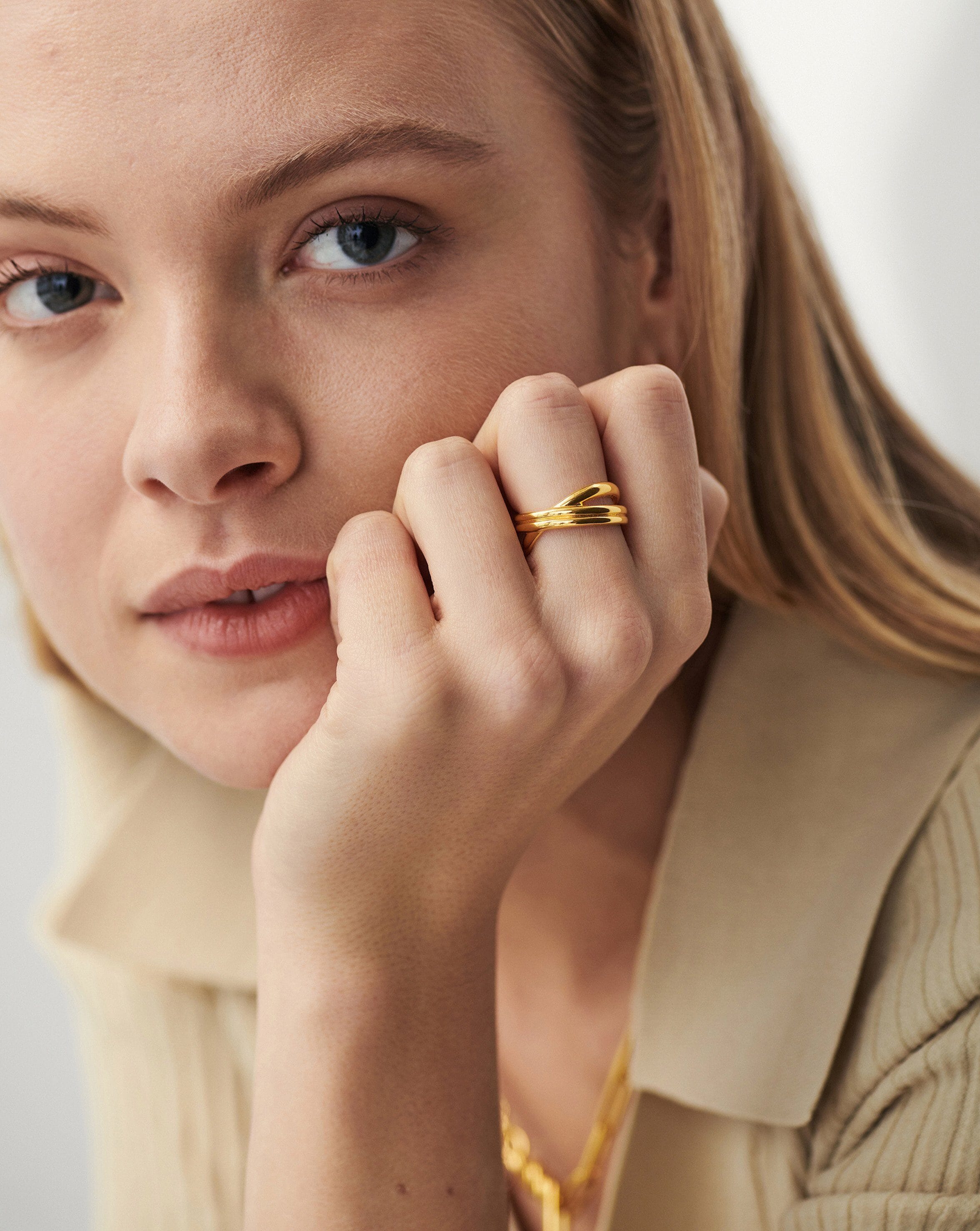 Infini Ring | 18ct Gold Plated Vermeil Rings Missoma 