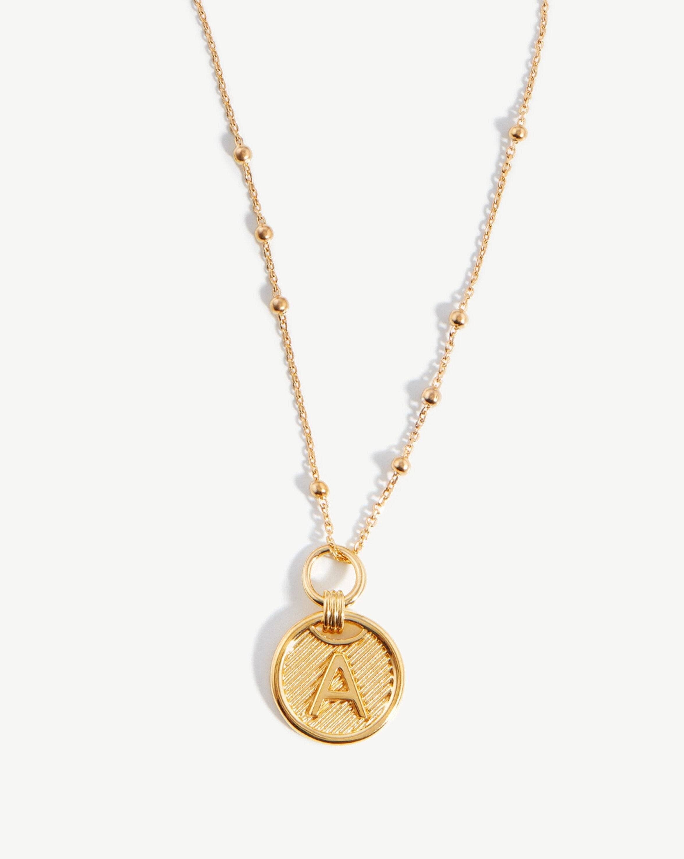 Initial Pendant Necklace - Initial A | 18ct Gold Plated Vermeil Necklaces Missoma 