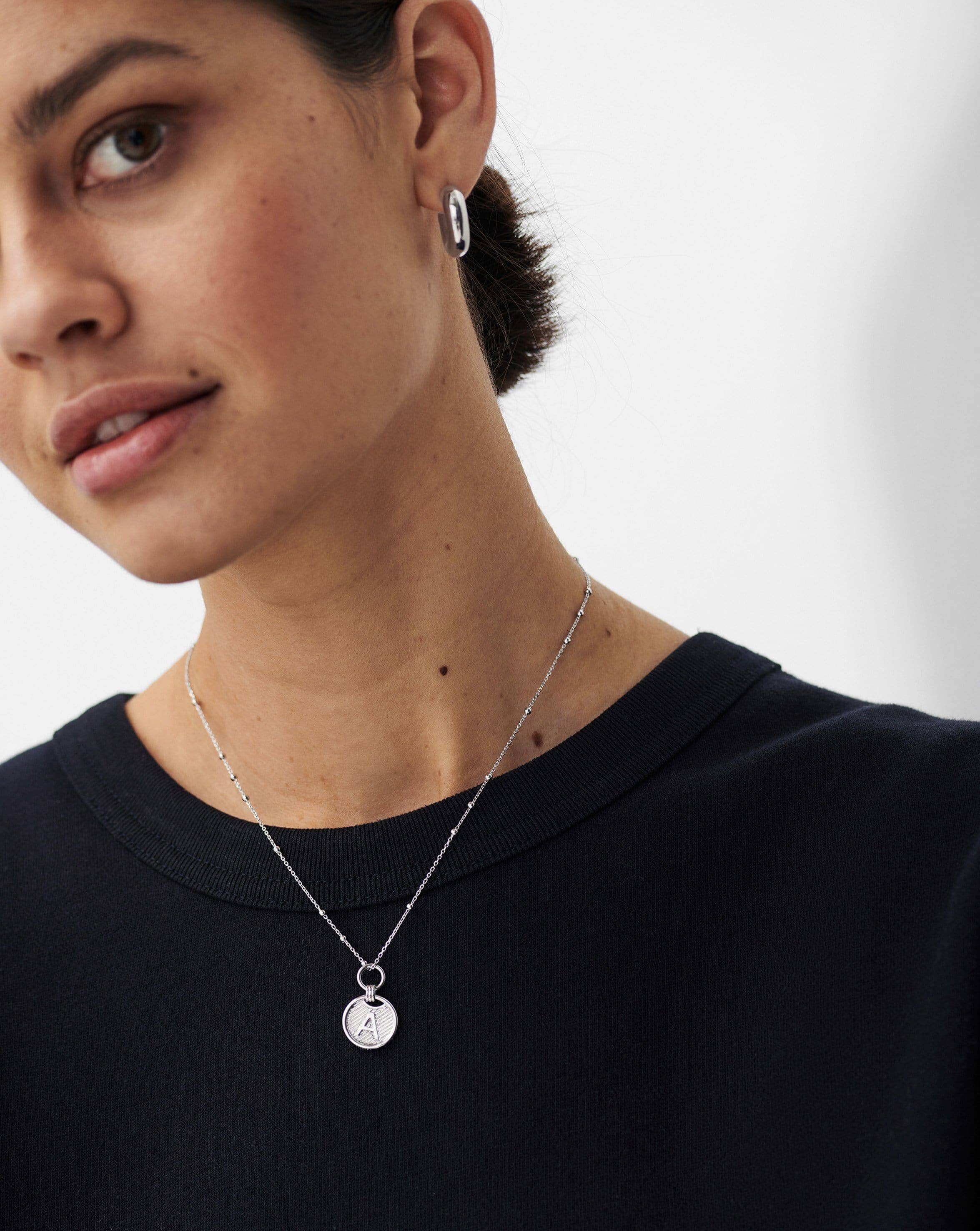 Initial Pendant Necklace - Initial E | Sterling Silver Necklaces Missoma 