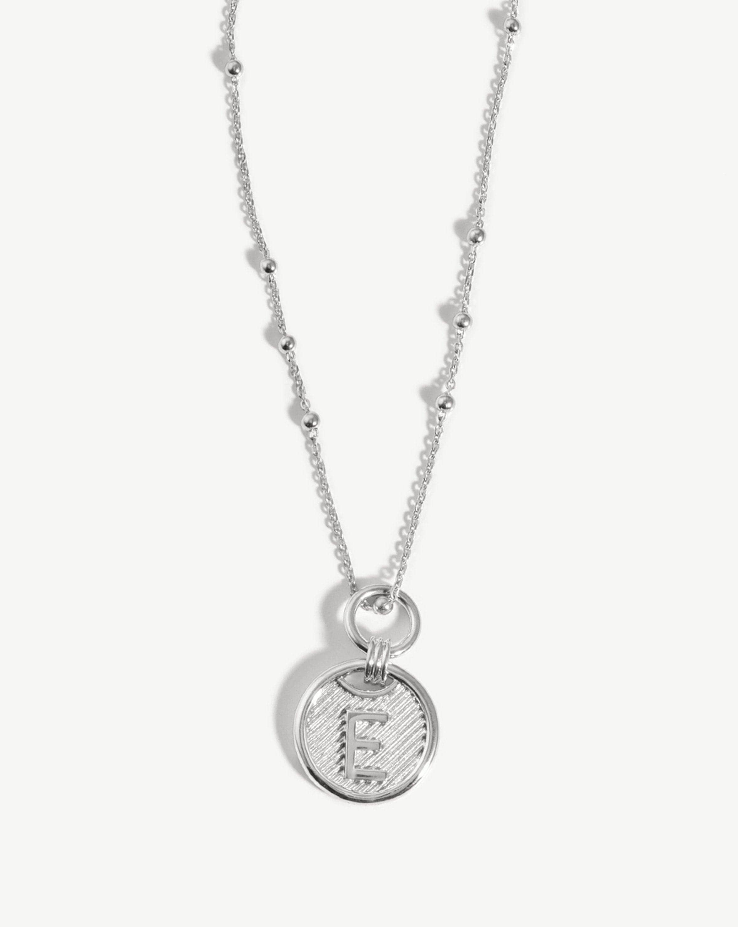 Initial Pendant Necklace - Initial E | Sterling Silver Necklaces Missoma 