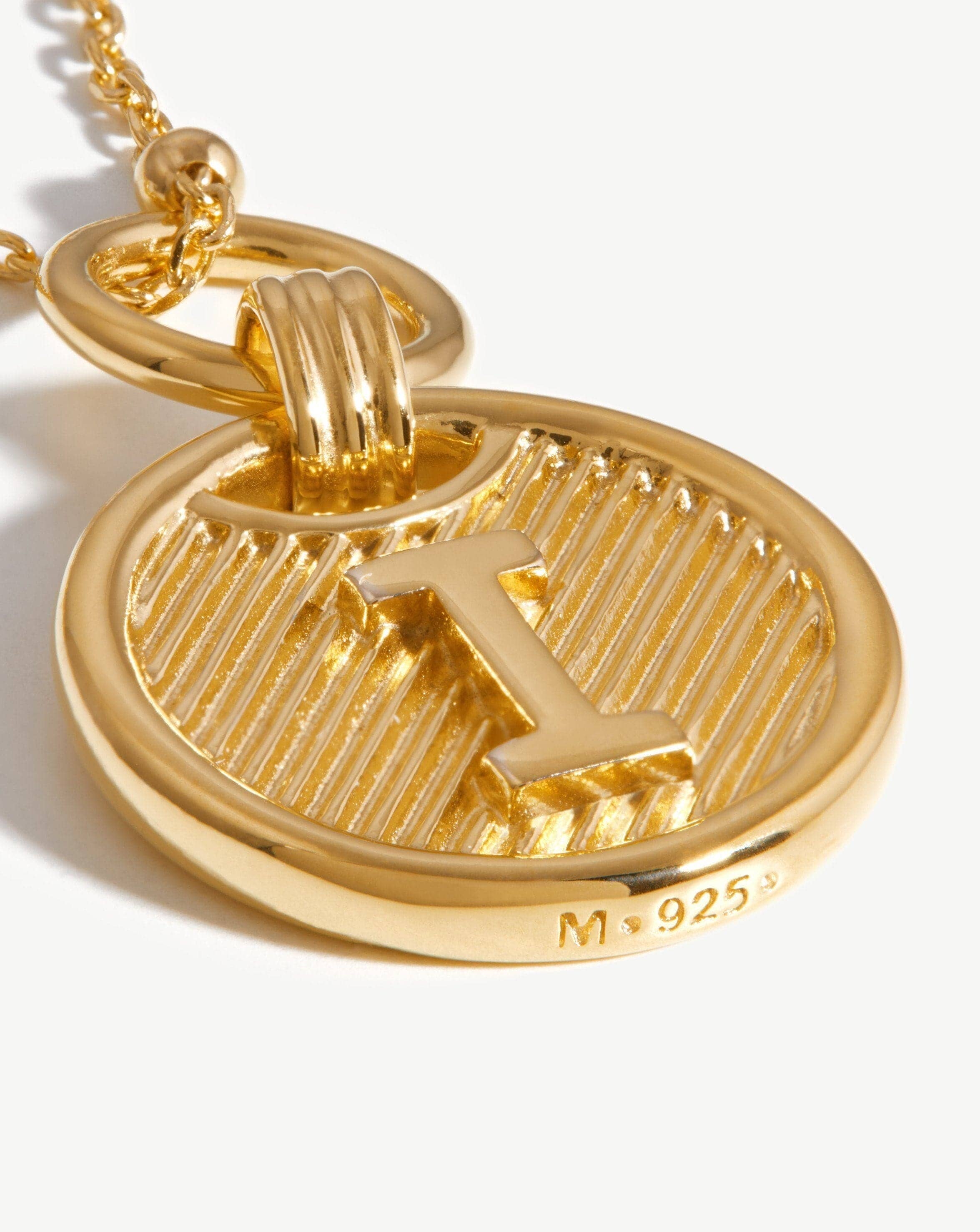 Initial Pendant Necklace - Initial I | 18ct Gold Plated Vermeil Necklaces Missoma 