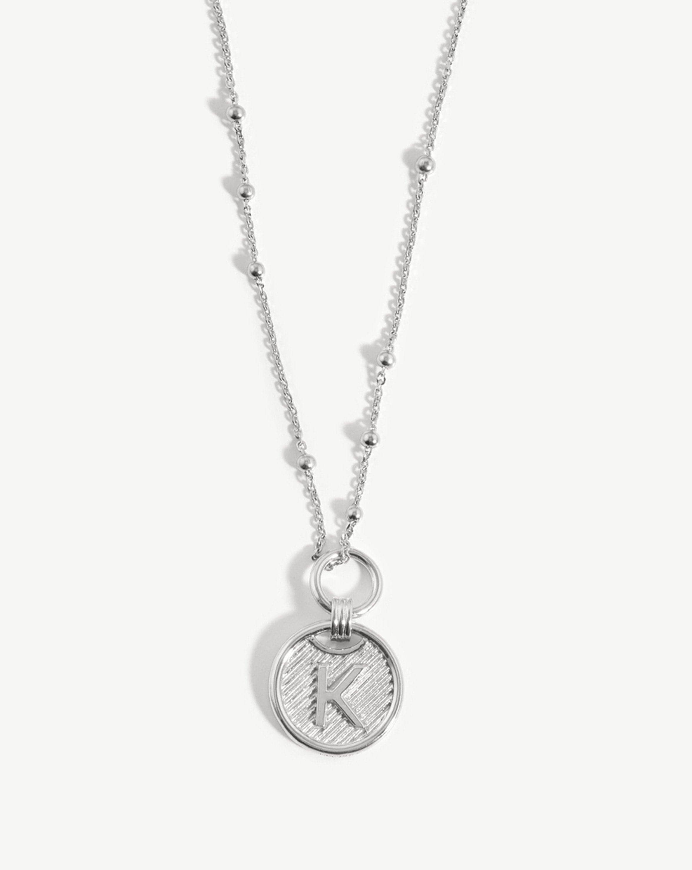 Initial Pendant Necklace - Initial K | Sterling Silver Necklaces Missoma 