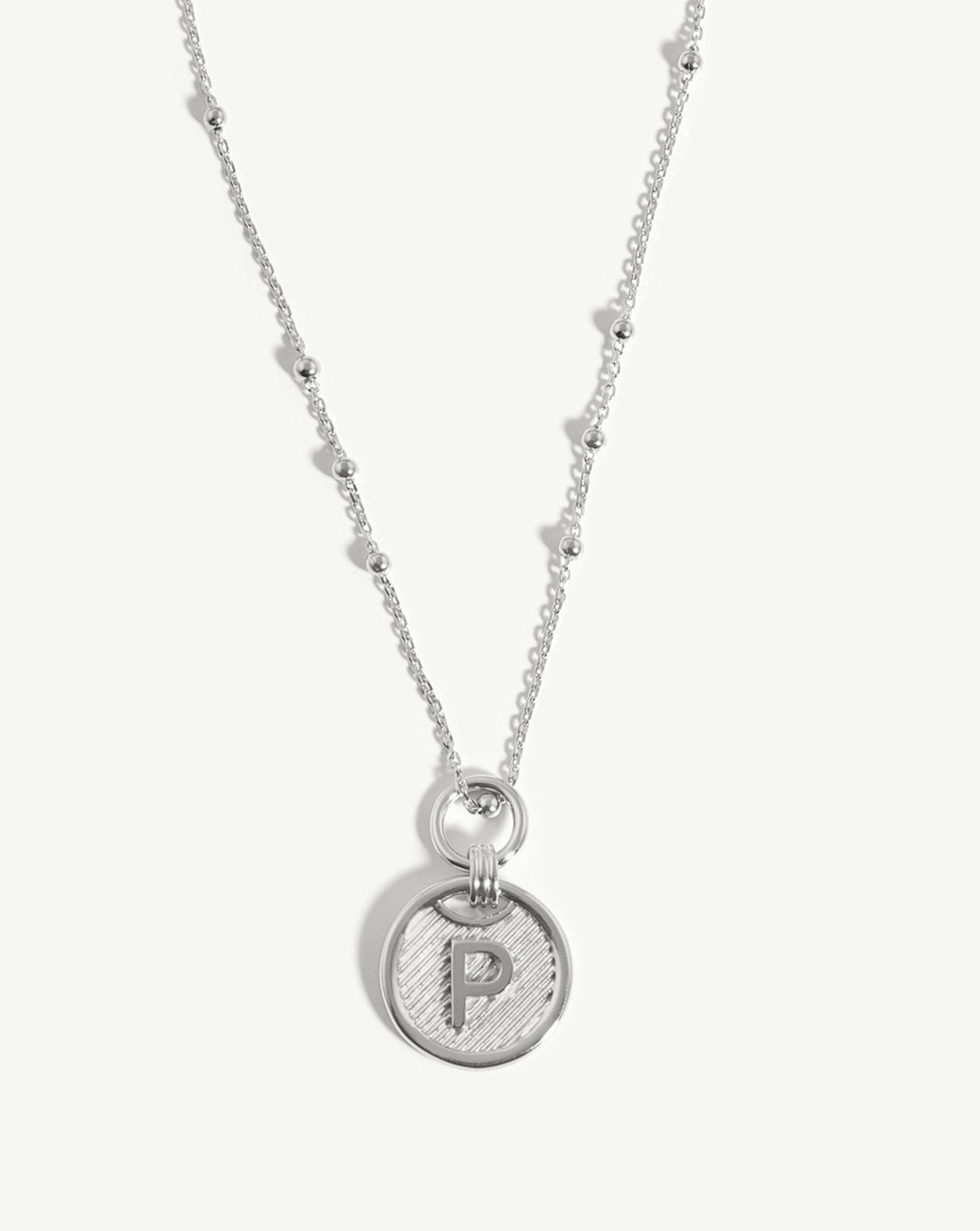 Initial Pendant Necklace - Initial P | Sterling Silver Necklaces Missoma 