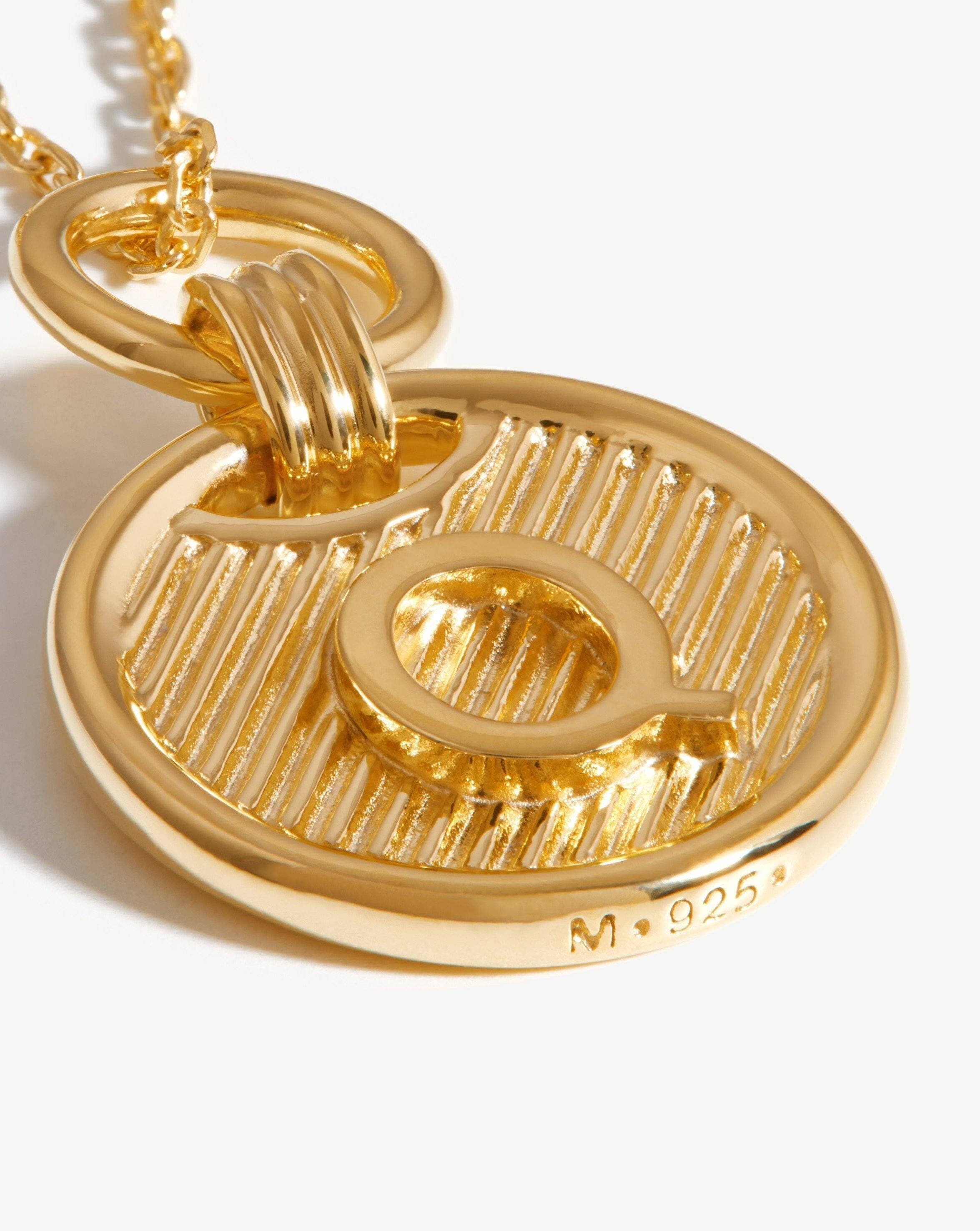 Initial Pendant Necklace - Initial Q | 18ct Gold Plated Vermeil Necklaces Missoma 