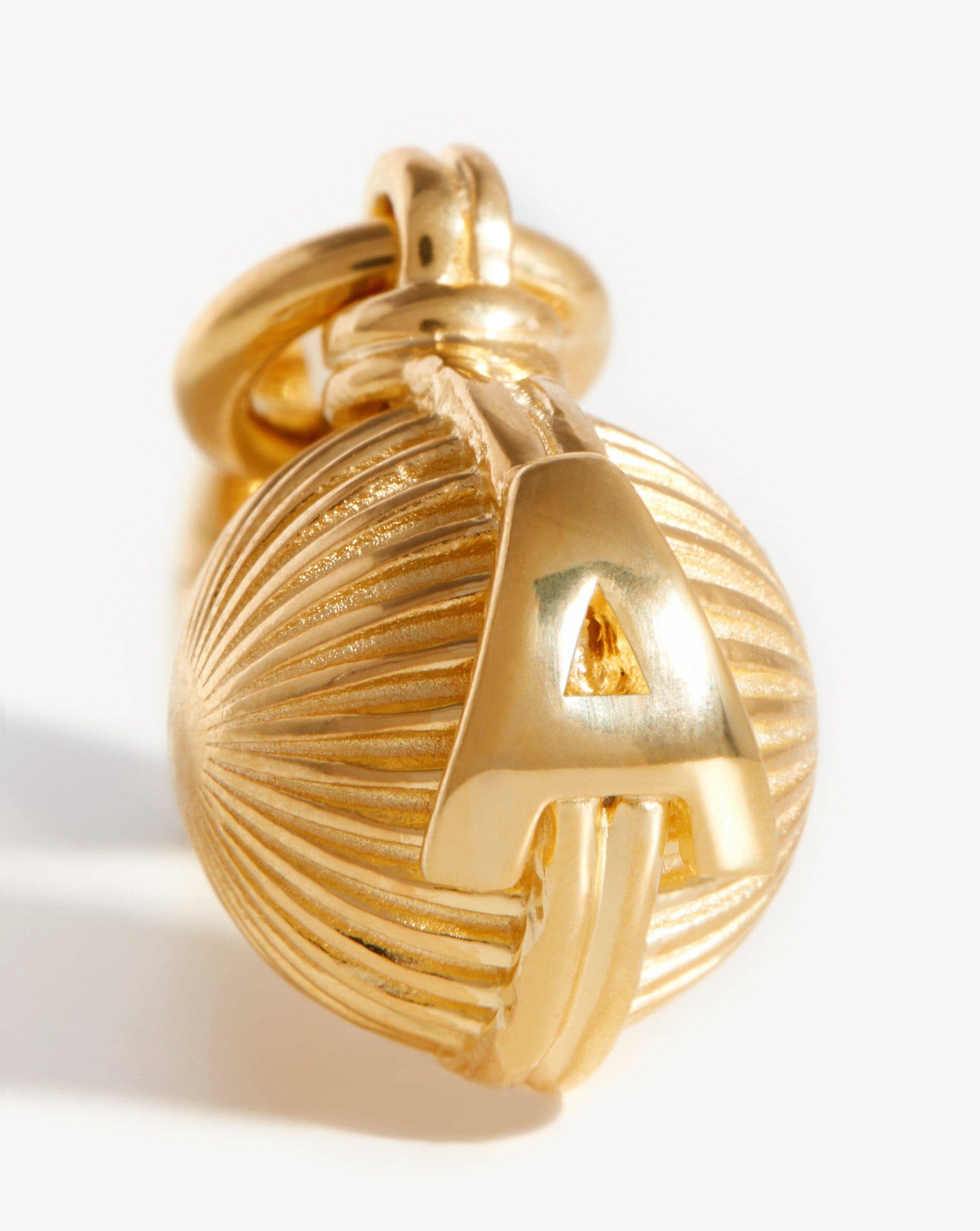 Initial Sphere Clip-On Pendant - Initial A | 18ct Gold Plated Charms & Pendants Missoma 