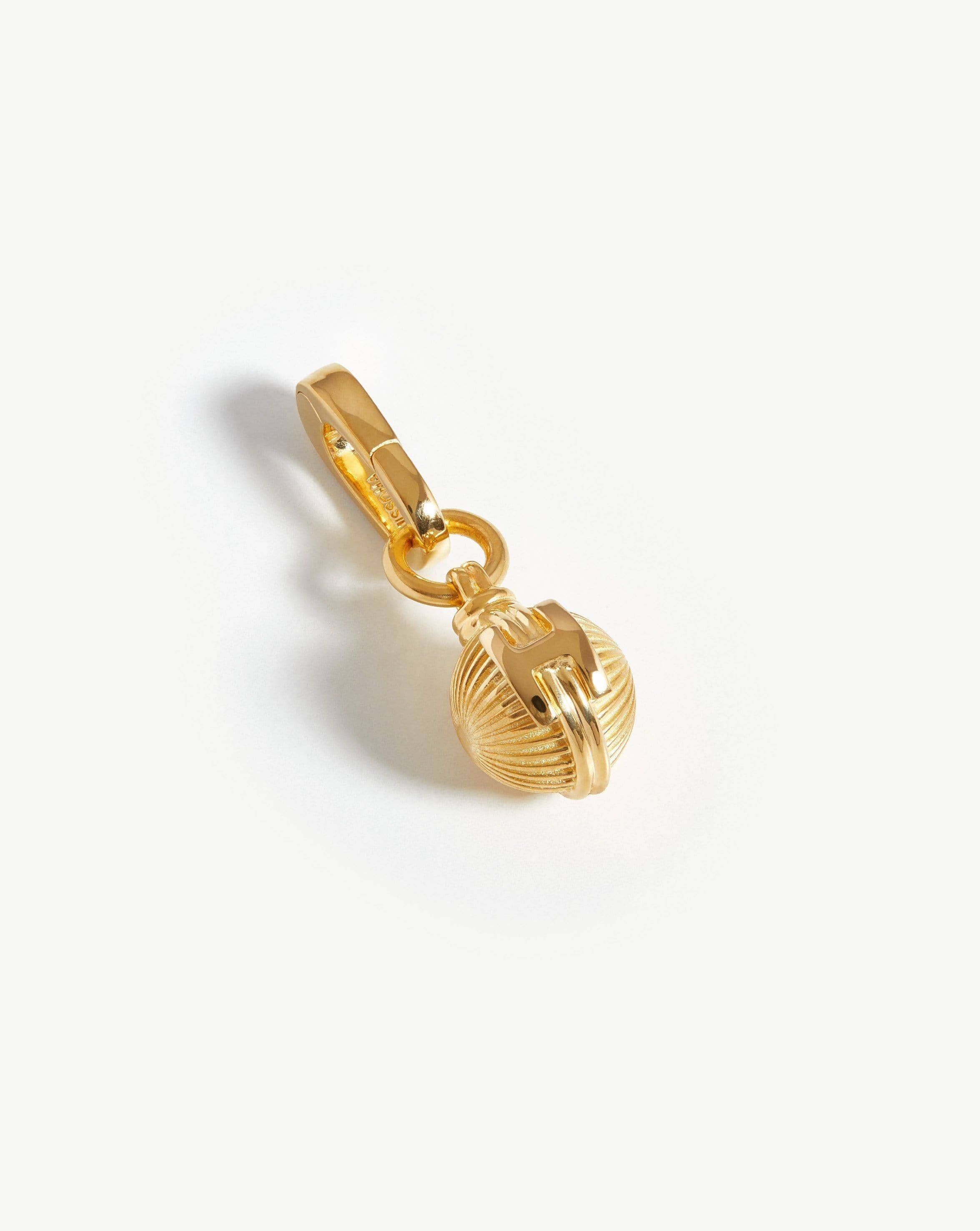 Initial Sphere Clip-On Pendant - Initial H | 18ct Gold Plated Charms & Pendants Missoma 