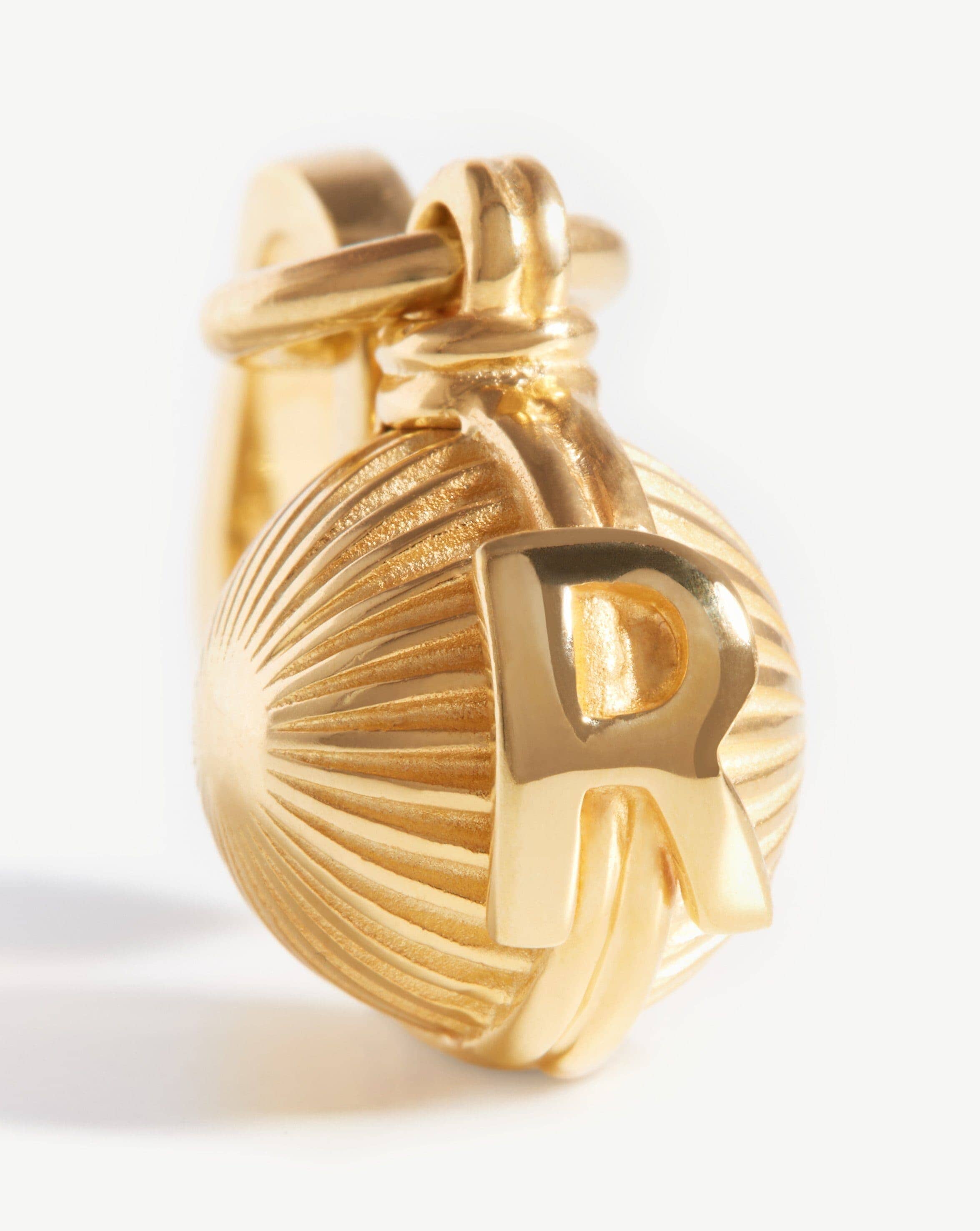 Initial Sphere Clip-On Pendant - Initial R | 18ct Gold Plated Charms & Pendants Missoma 
