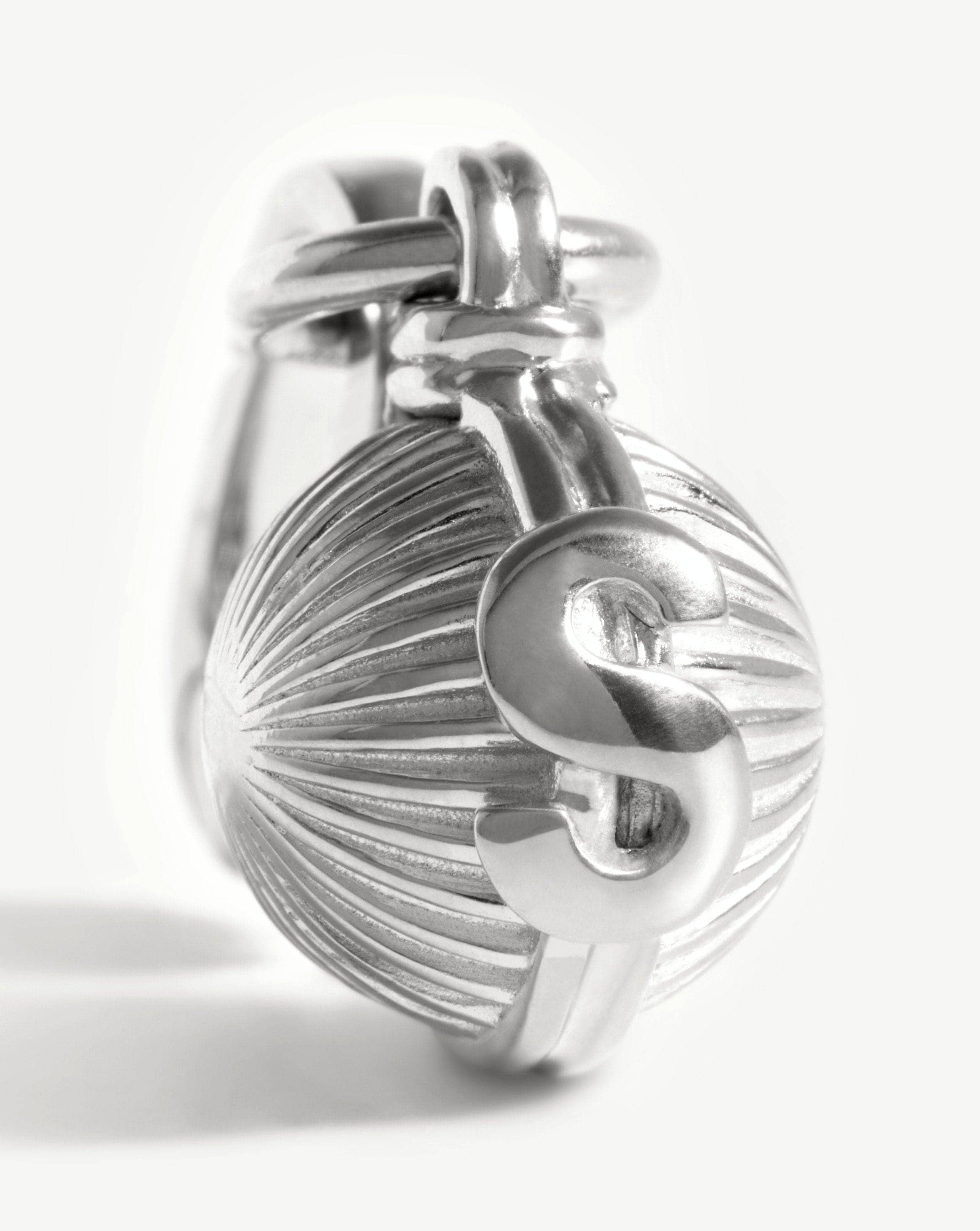 Initial Sphere Clip-On Pendant - Initial S | Silver Plated Charms & Pendants Missoma 