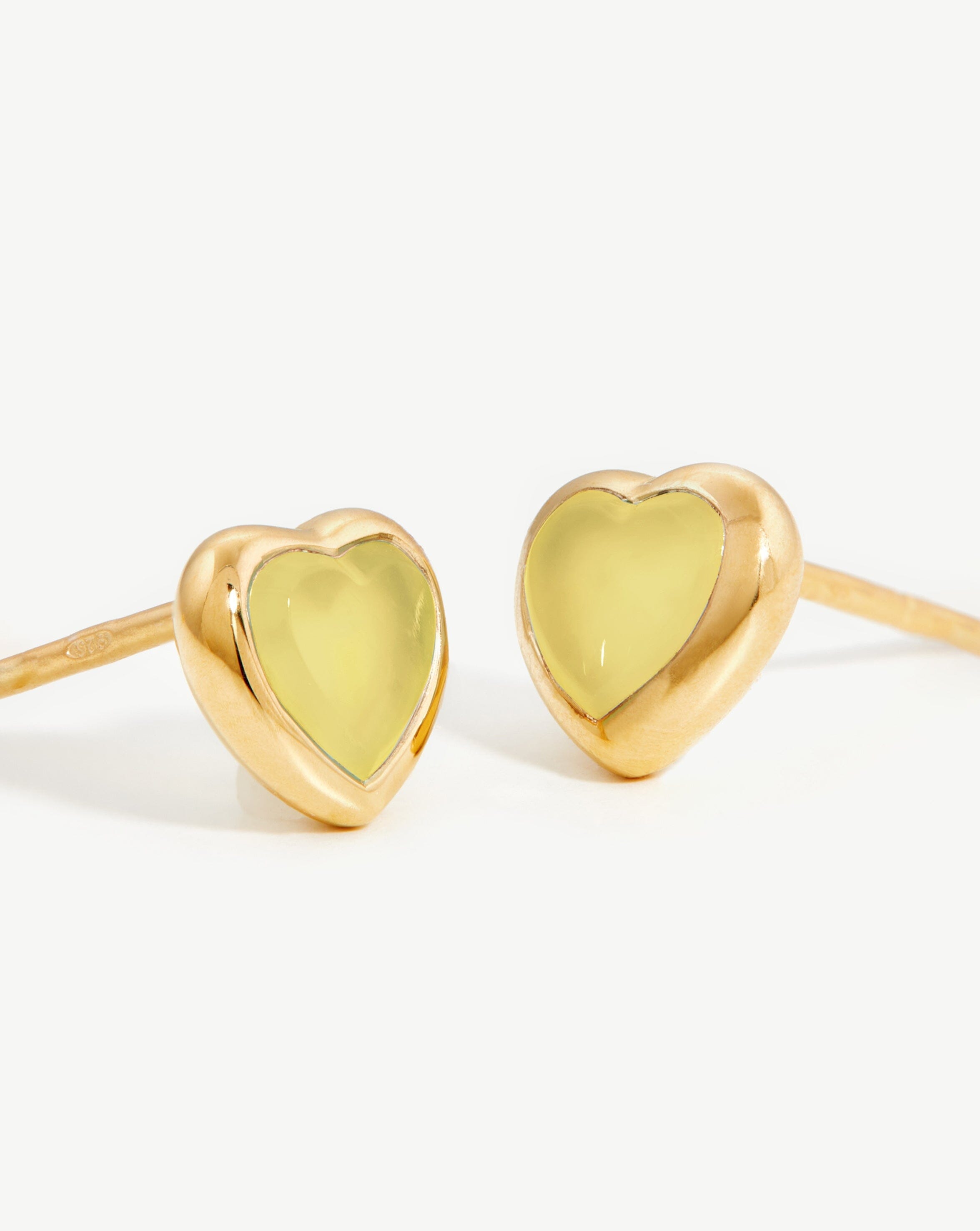 Jelly Heart Gemstone Stud Earrings Earrings Missoma 