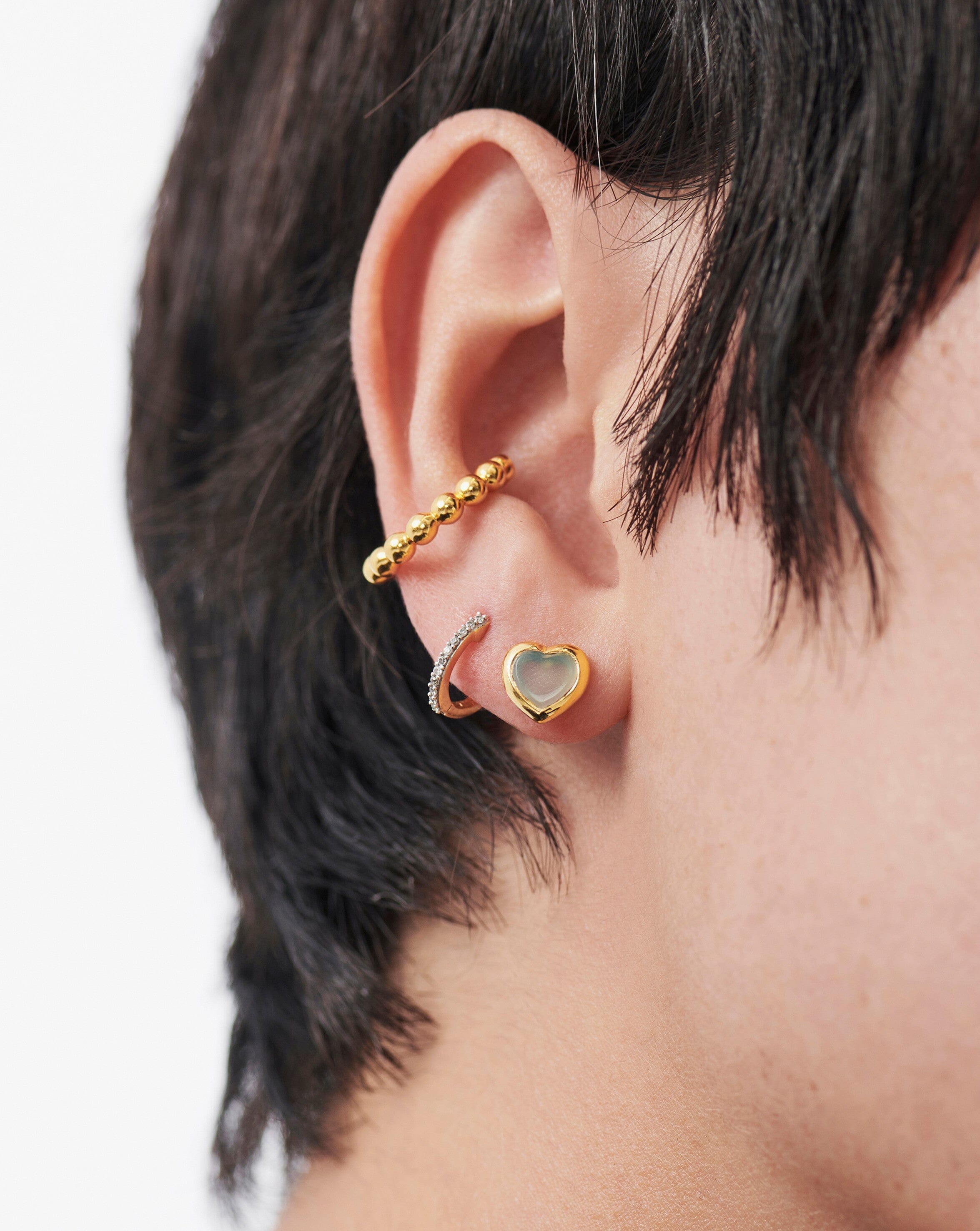 Jelly Heart Gemstone Stud Earrings Earrings Missoma 