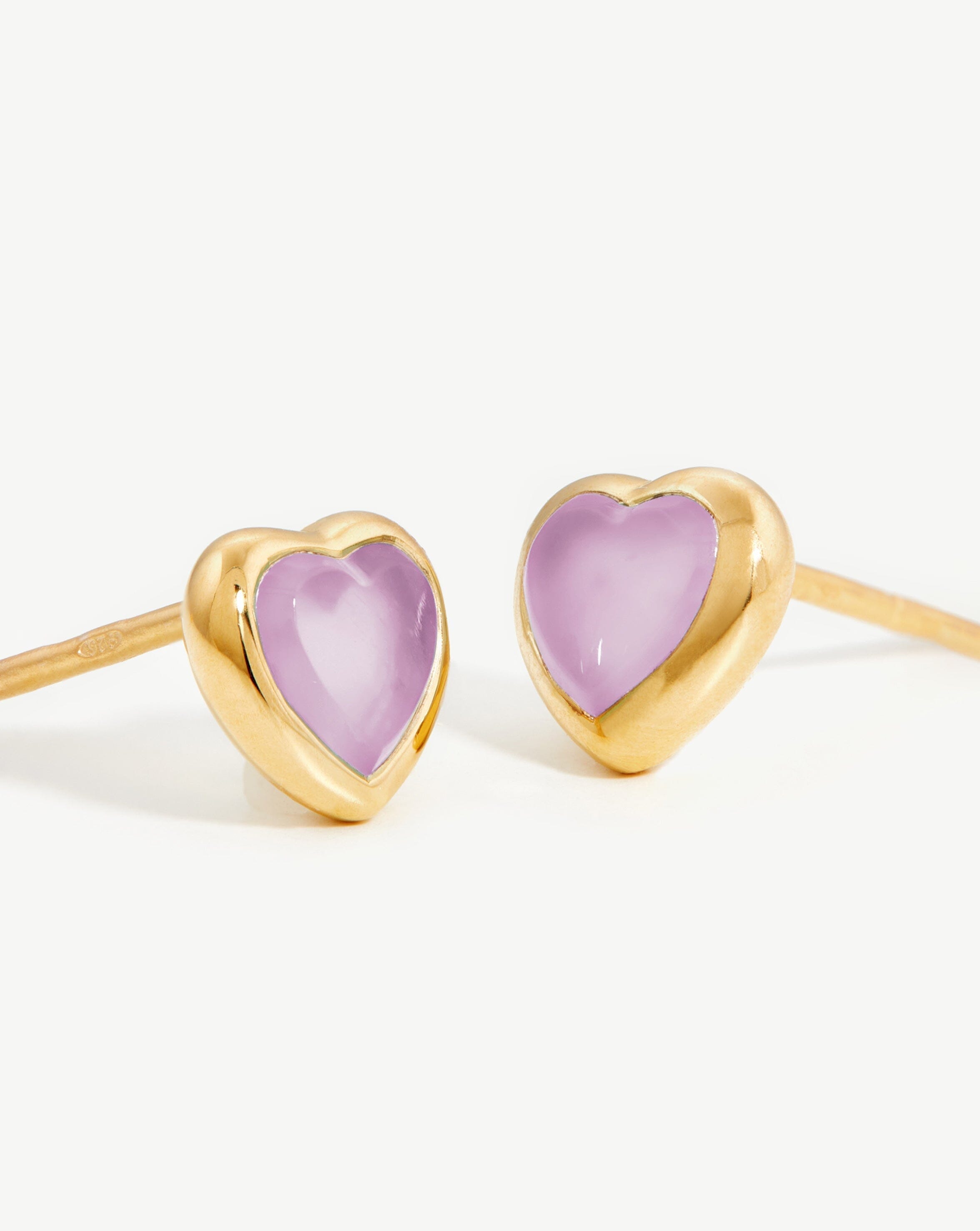 Jelly Heart Gemstone Stud Earrings Earrings Missoma 