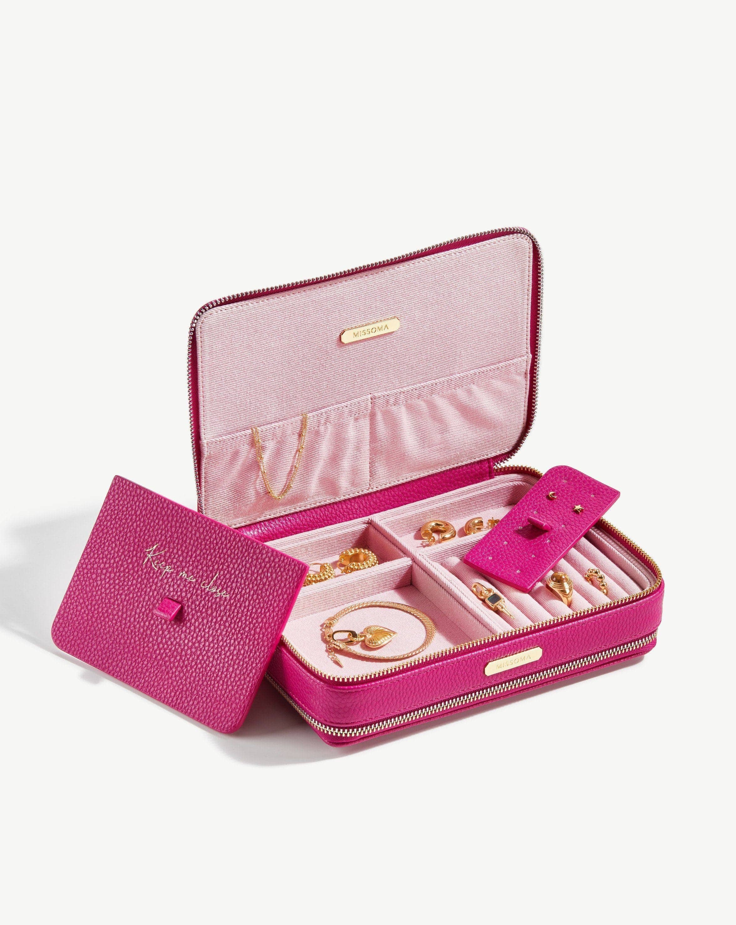 Large Jewellery Case | Fuchsia Pink Accessories Missoma 