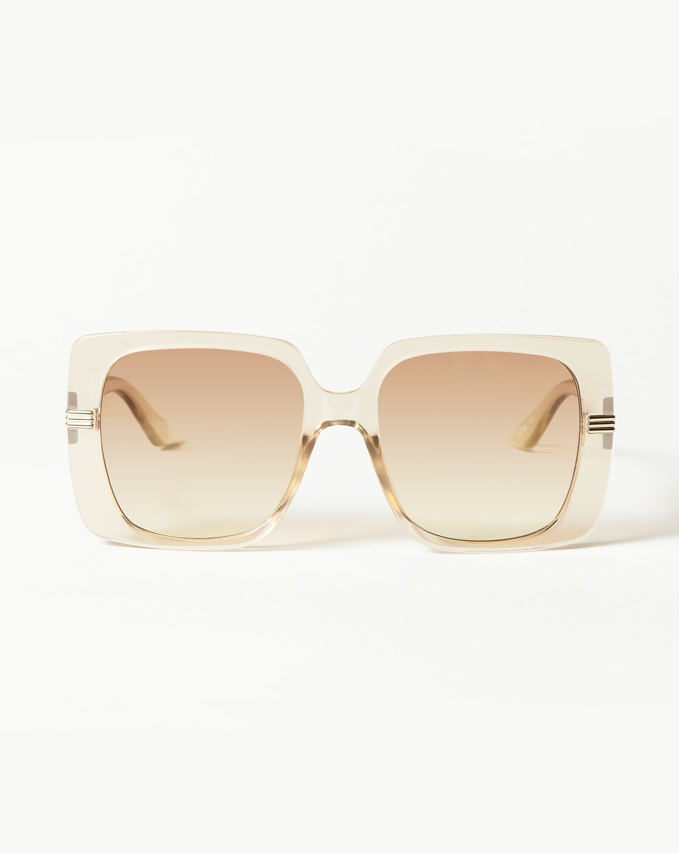 Le Specs Phoenix Ridge Oversized Square Sunglasses | Fawn | Missoma