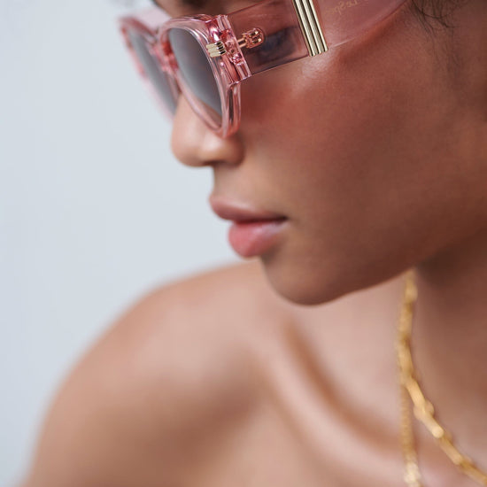 Le Specs Scorpius Ridge Cat-Eye Sunglasses | Pink Accessories Missoma 