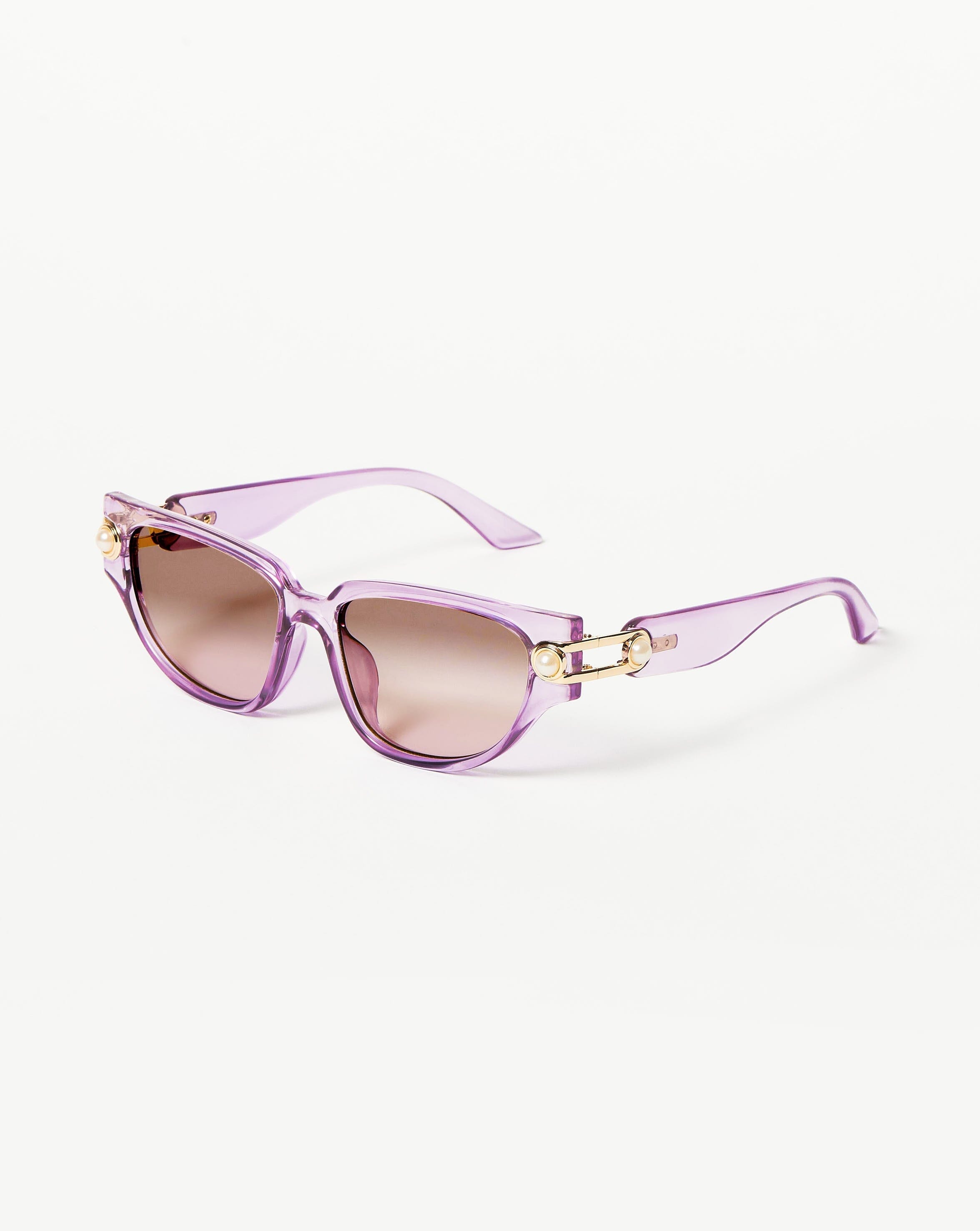 MISSOMA x LE SPECS SERPENS LINK SUNGLASSES TORTOISE WITH PEARL