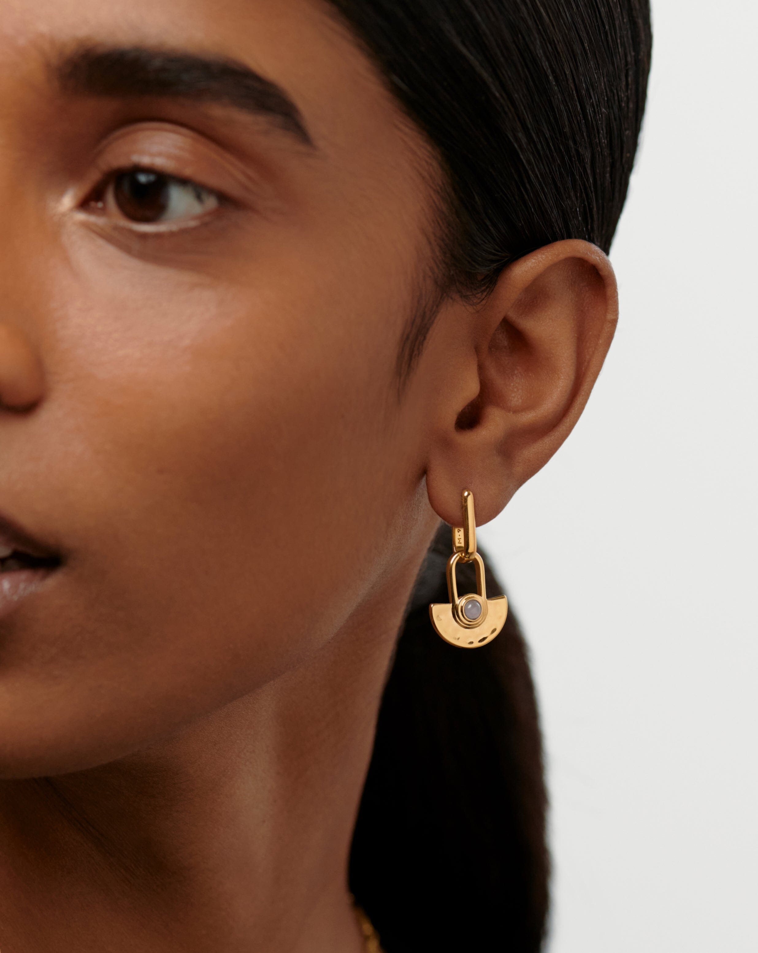 Limited Edition Zenyu Fan Gemstone Drop Earrings Earrings Missoma 
