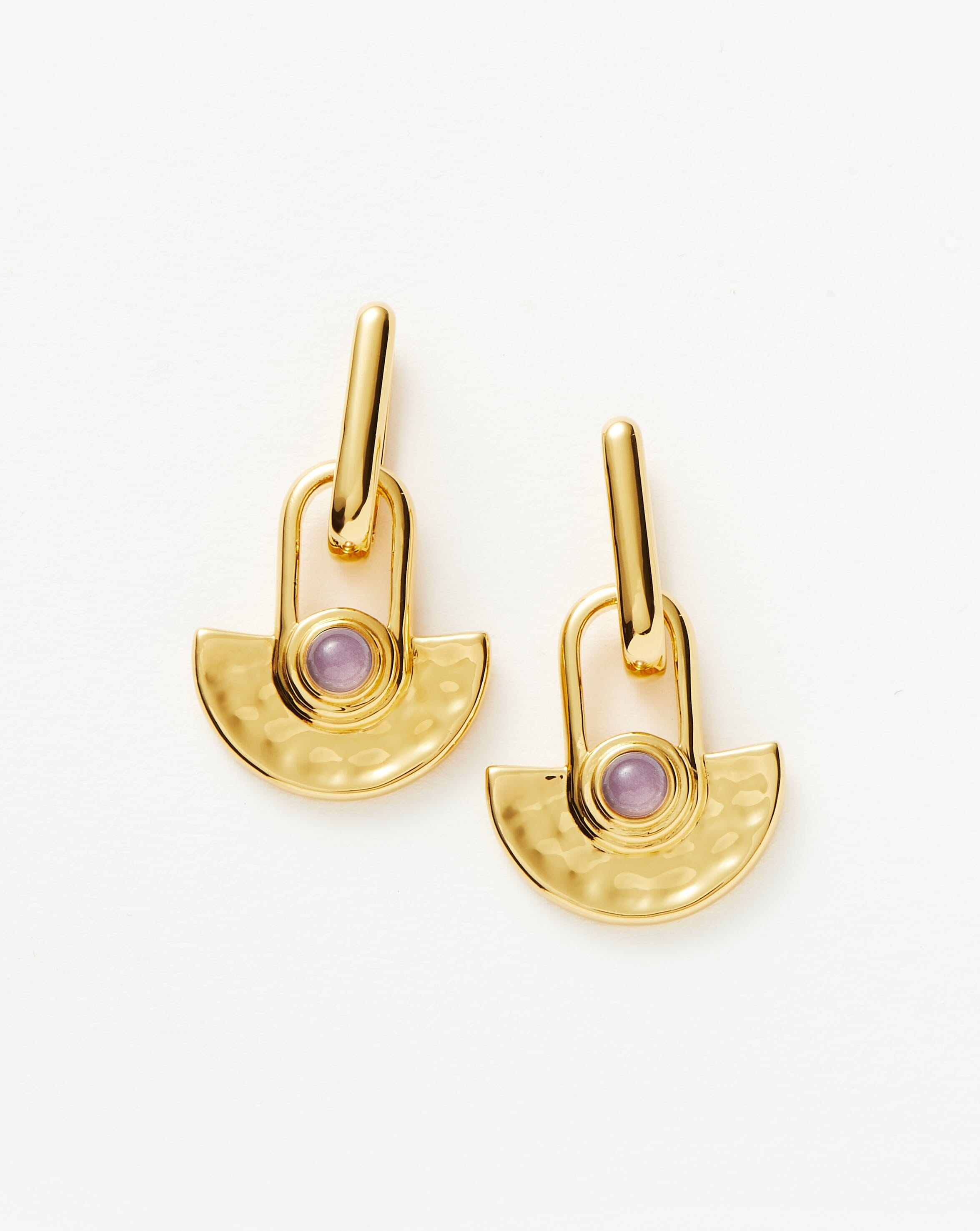Limited Edition Zenyu Fan Gemstone Drop Earrings Earrings Missoma 