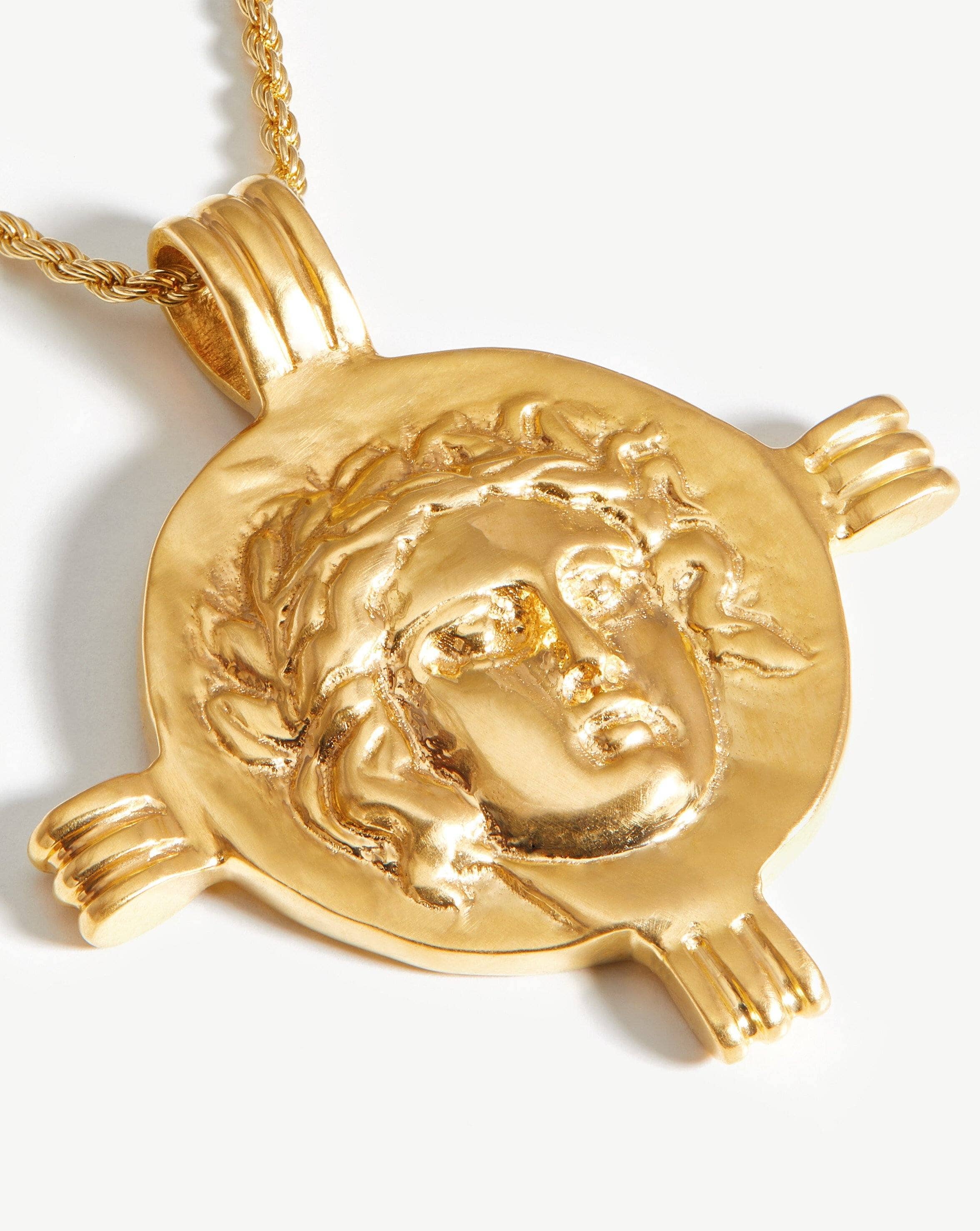 Lucy Williams Apollo Medallion Coin Necklace | 18ct Gold Plated Necklaces Missoma 