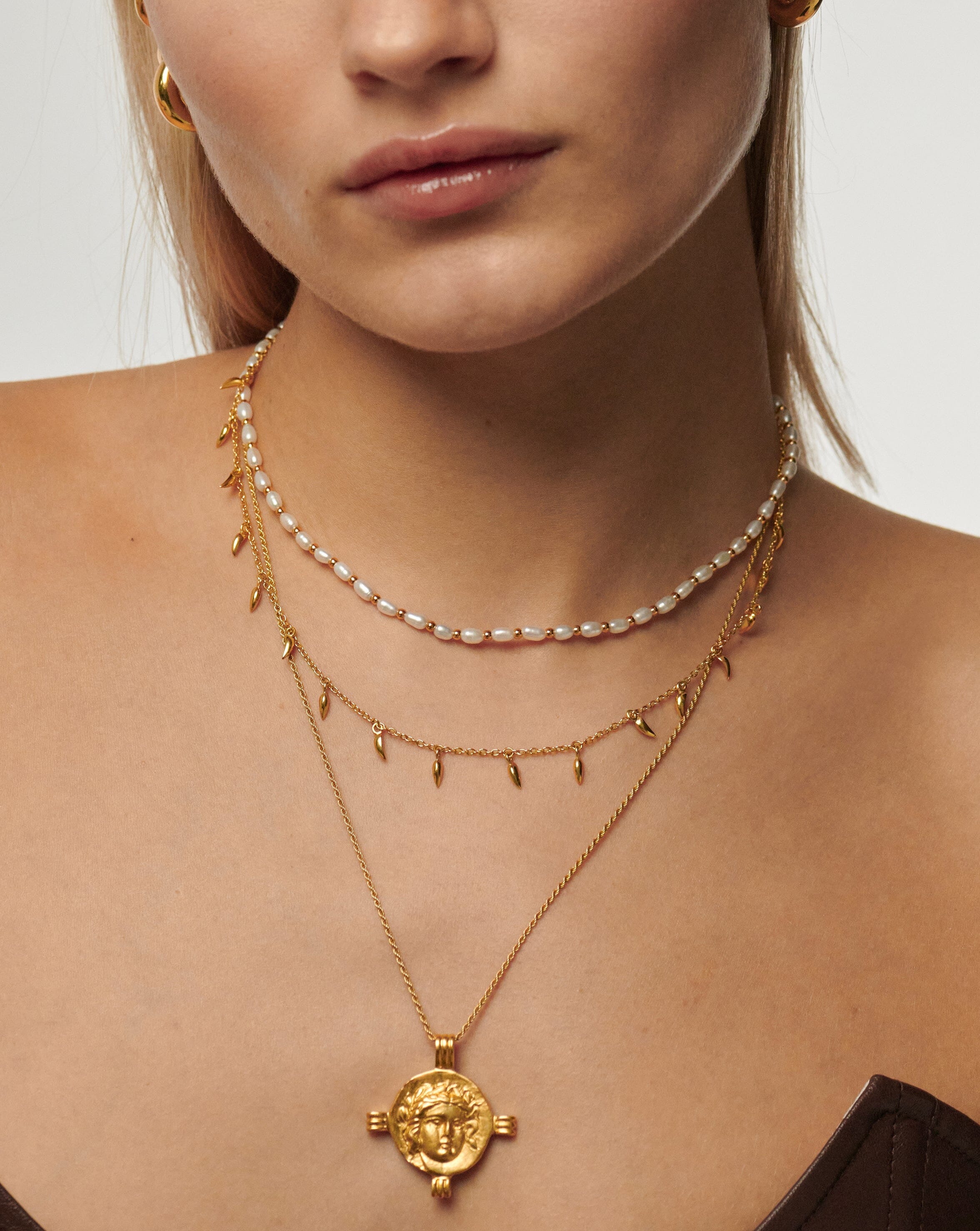 Lucy Williams Apollo Medallion Coin Necklace | 18ct Gold Plated Necklaces Missoma 
