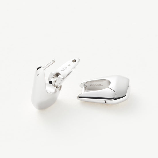 Lucy Williams Arco Small Hoop Earrings | Sterling Silver Earrings Missoma 