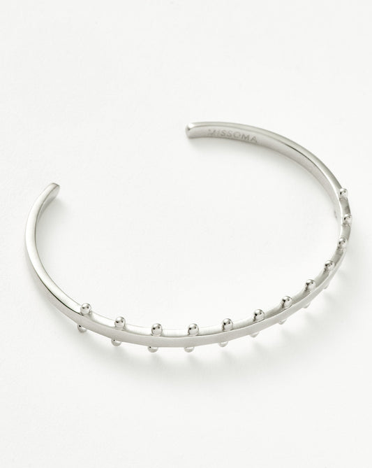 Lucy Williams Armour Cuff | Silver Plated Bracelets Missoma 