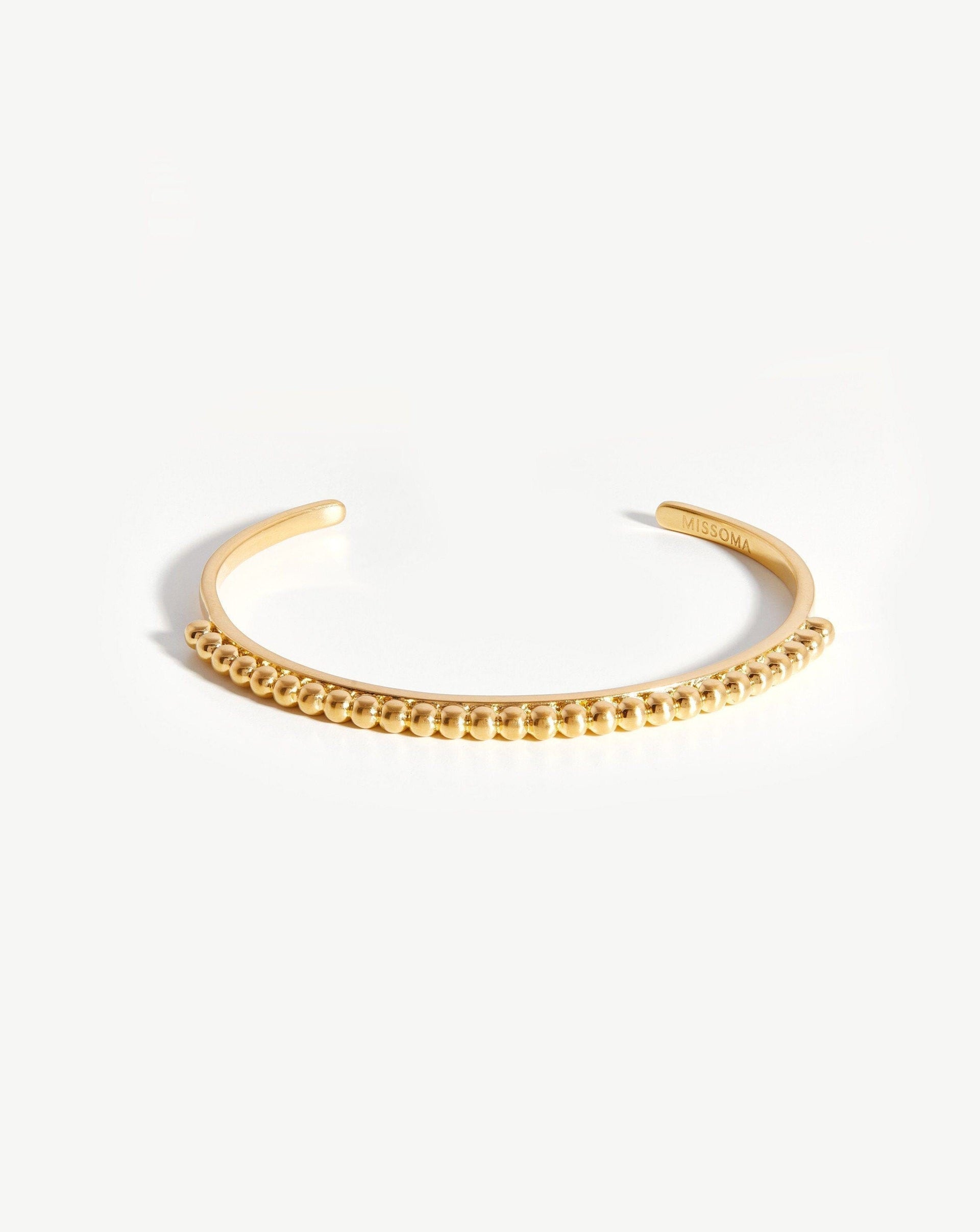 Lucy Williams Beaded Cuff 18ct Plated