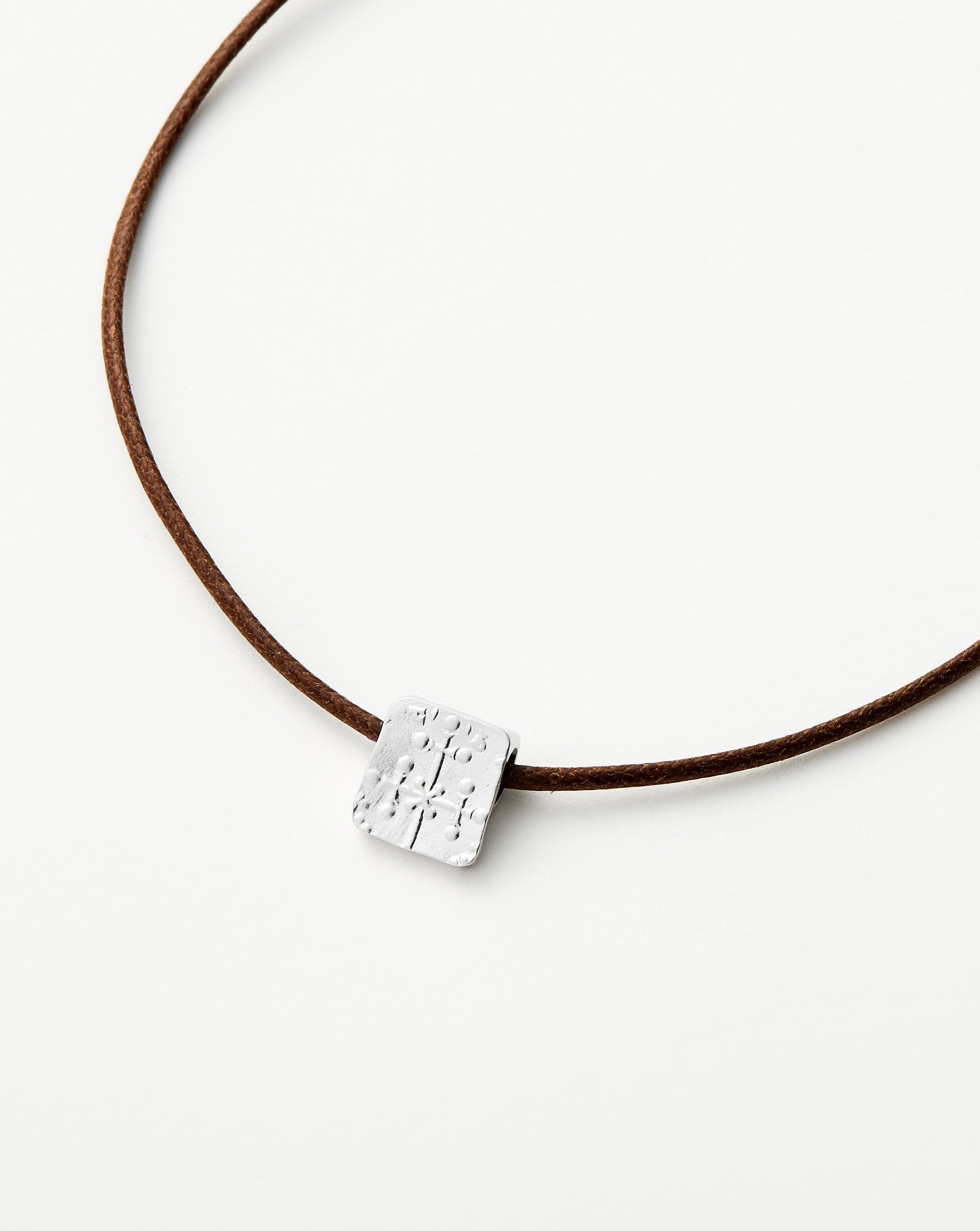Lucy Williams Byzantine Coin Cord Anklet | Sterling Silver Anklets Missoma 