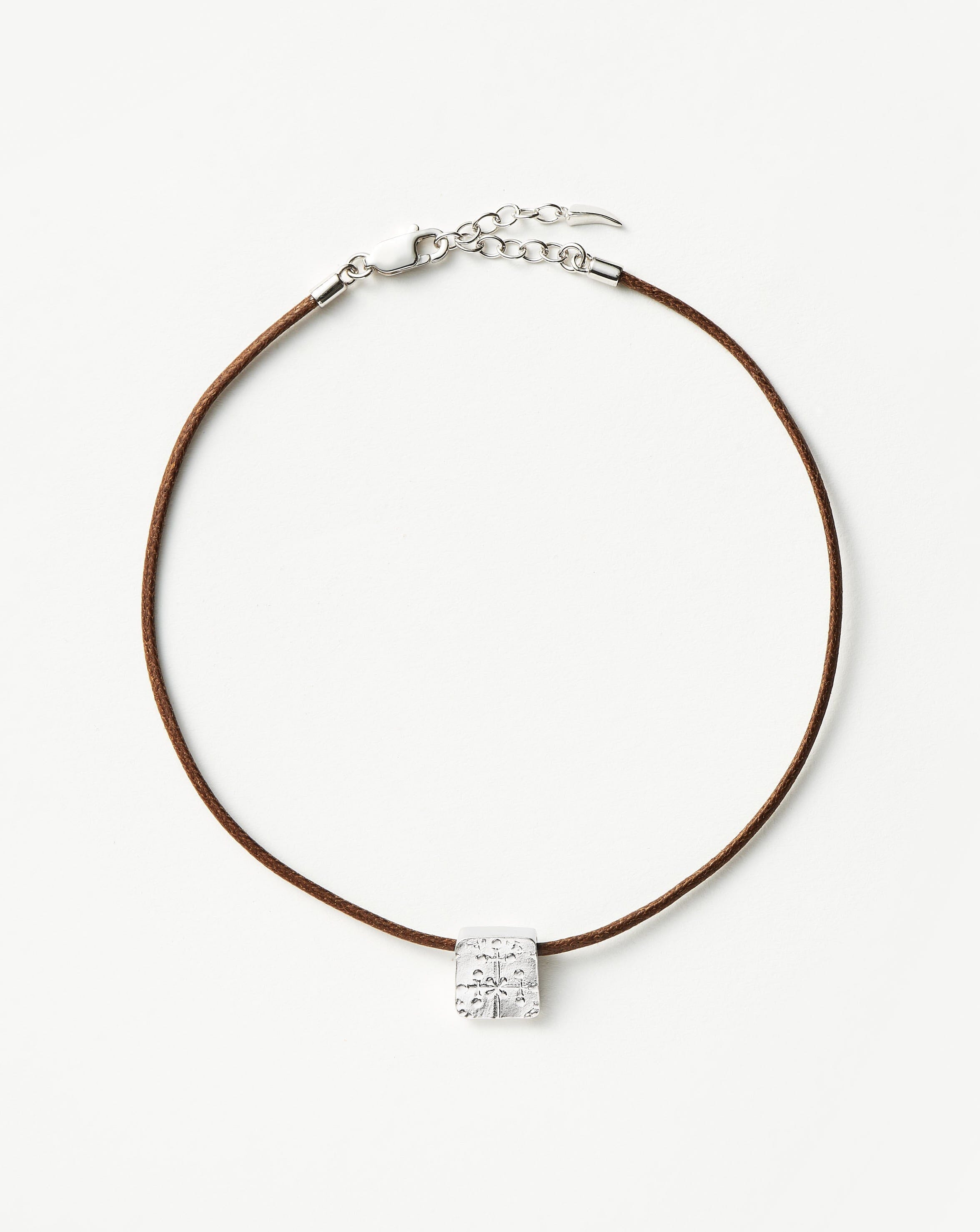 Lucy Williams Byzantine Coin Cord Anklet | Sterling Silver Anklets Missoma 
