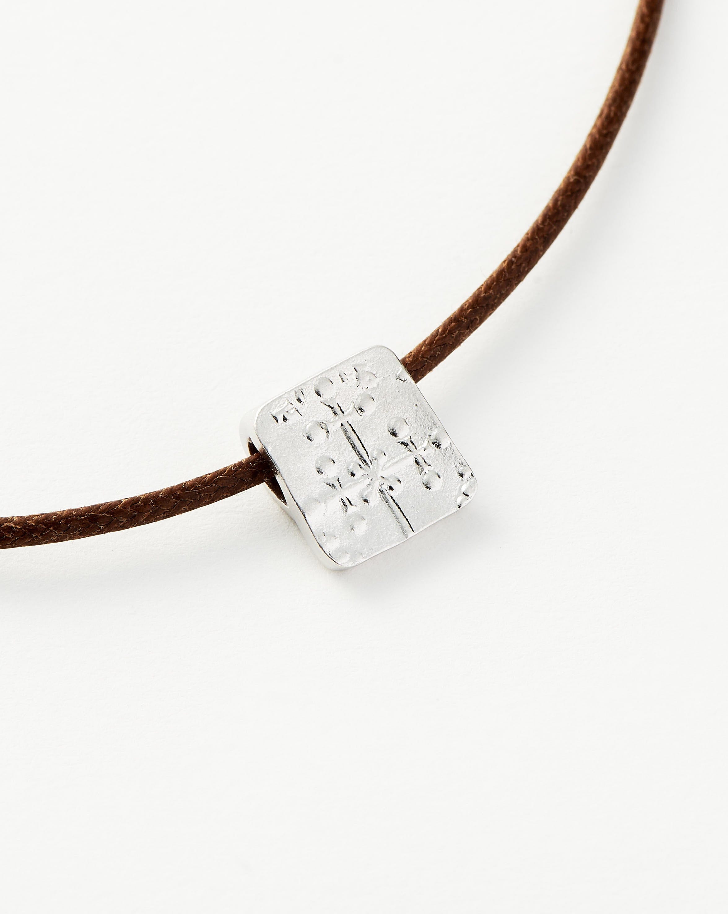 Lucy Williams Byzantine Coin Cord Anklet | Sterling Silver Anklets Missoma 