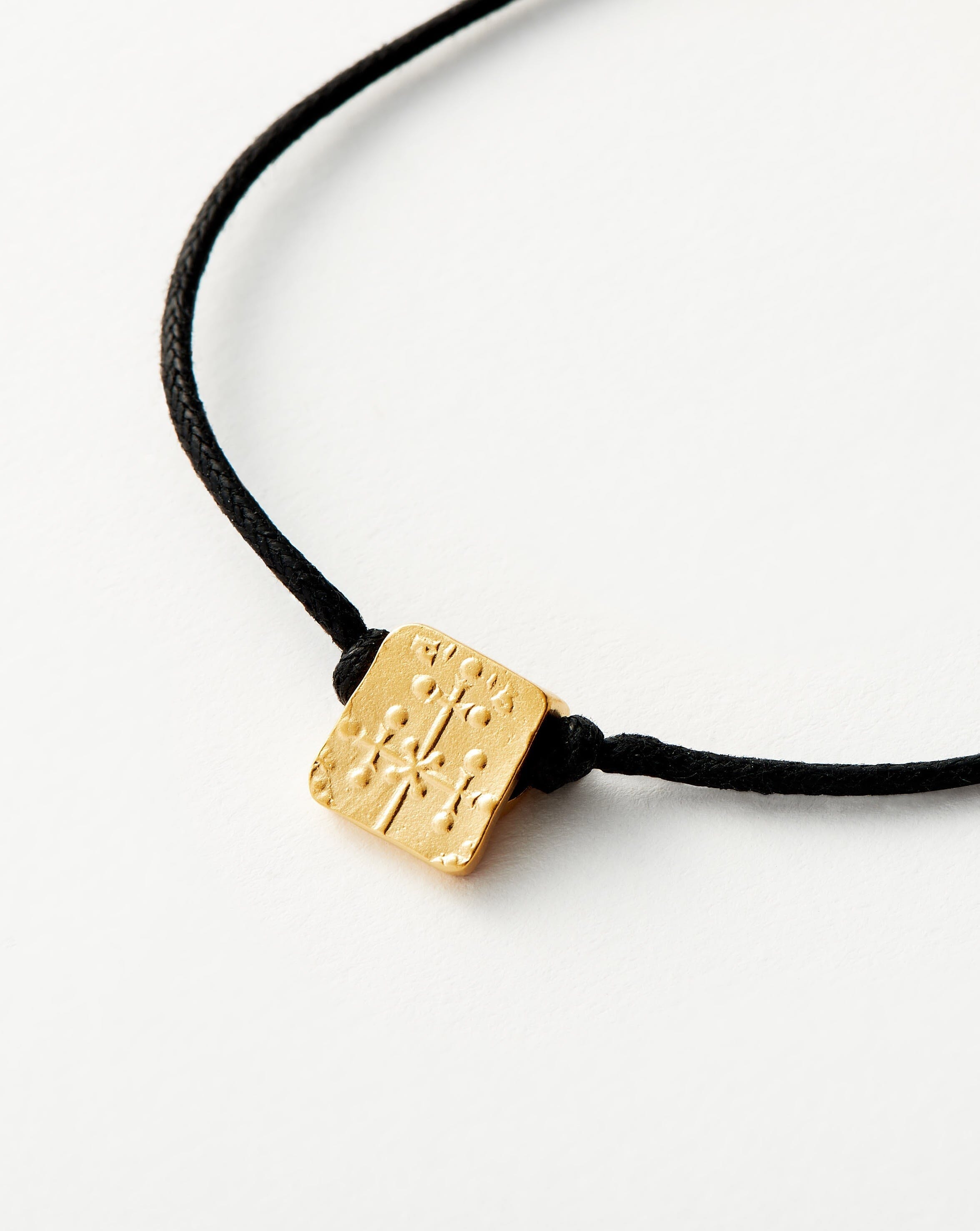 Lucy Williams Byzantine Coin Cord Bracelet | 18ct Gold Plated Vermeil Bracelets Missoma 