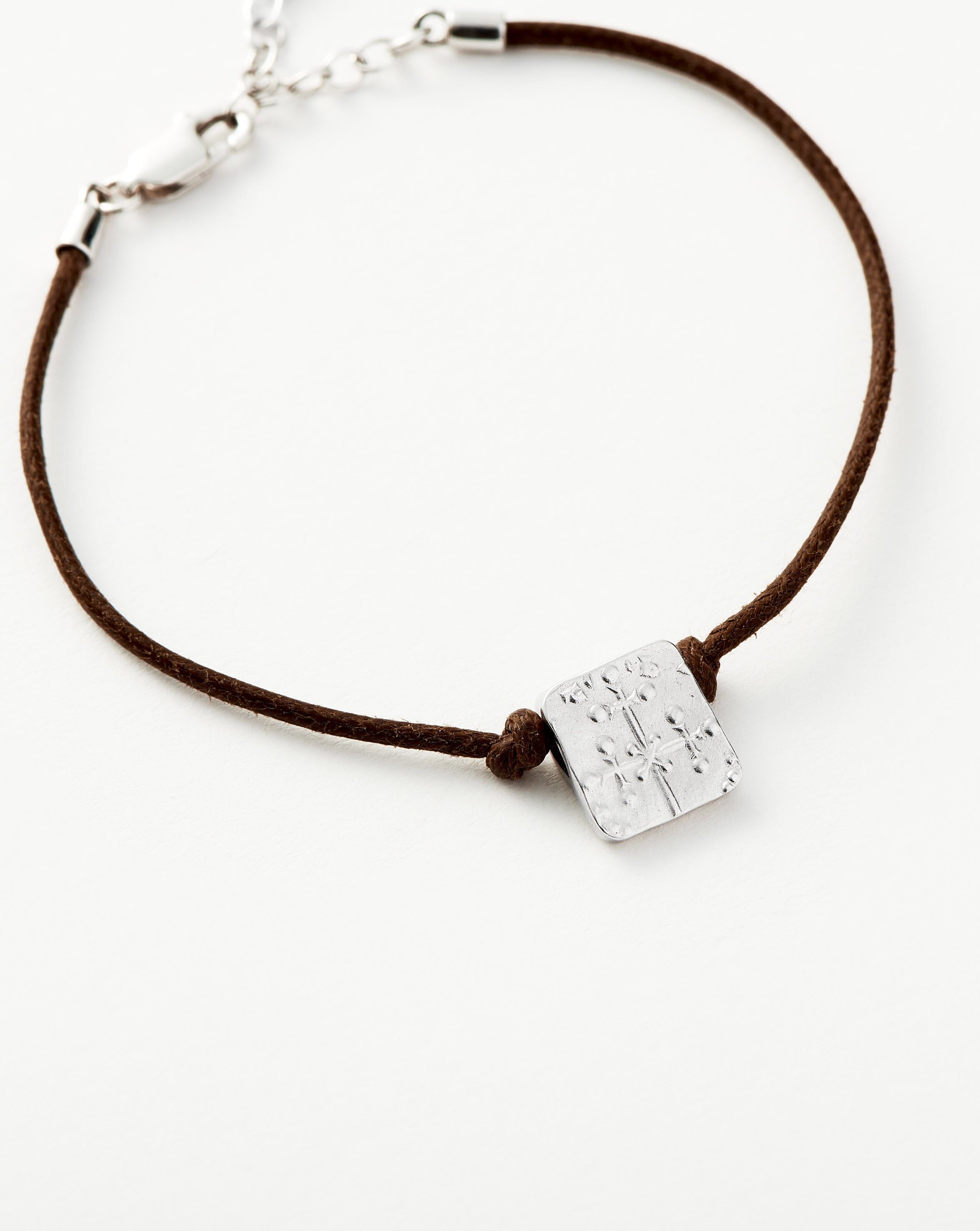 Lucy Williams Byzantine Coin Cord Bracelet | Sterling Silver Bracelets Missoma 