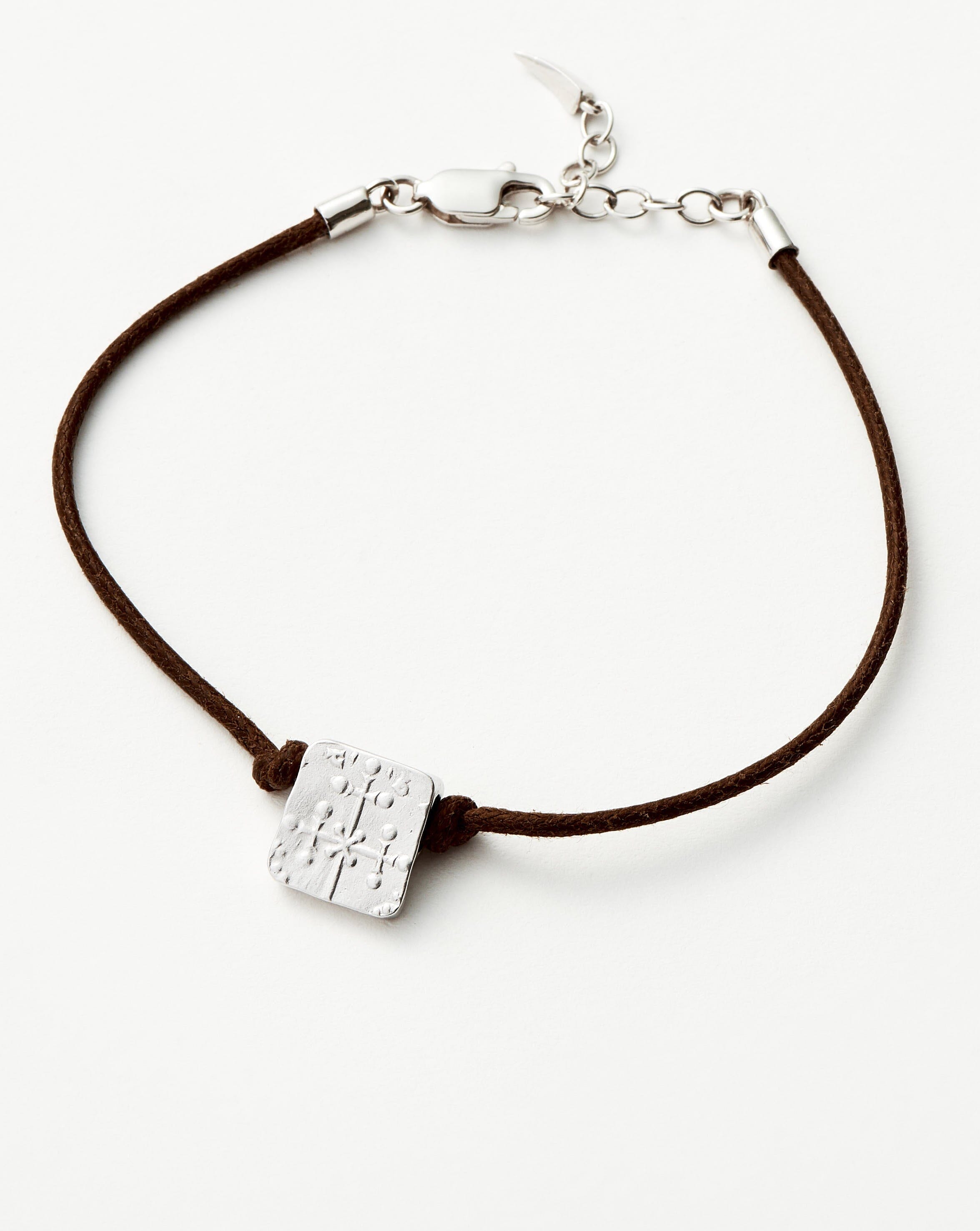 Lucy Williams Byzantine Coin Cord Bracelet | Sterling Silver Bracelets Missoma 