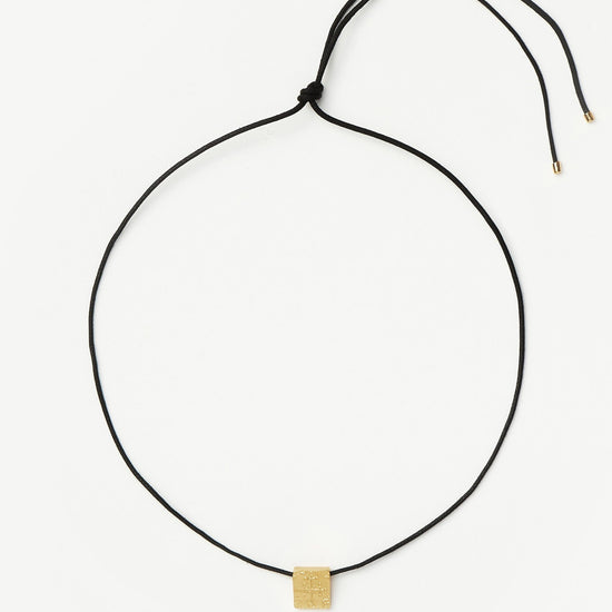 Lucy Williams Byzantine Coin Cord Necklace | 18ct Gold Plated Vermeil Necklaces Missoma 