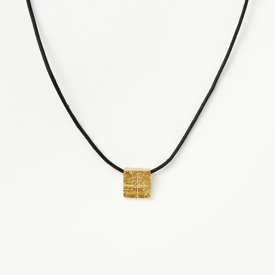 Lucy Williams Byzantine Coin Cord Necklace | 18ct Gold Plated Vermeil Necklaces Missoma 