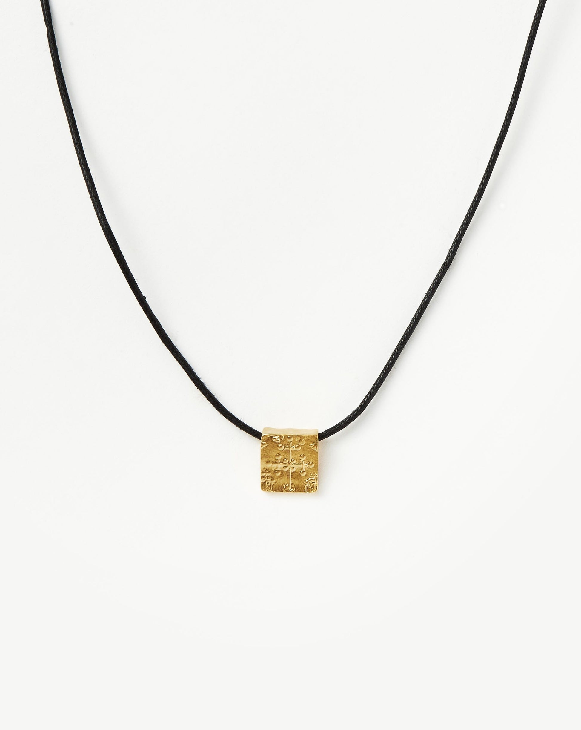 Lucy Williams Byzantine Coin Cord Necklace | 18ct Gold Plated Vermeil Necklaces Missoma 