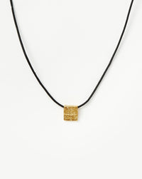 Lucy Williams Byzantine Coin Cord Necklace | 18ct Gold Plated Vermeil Necklaces Missoma 