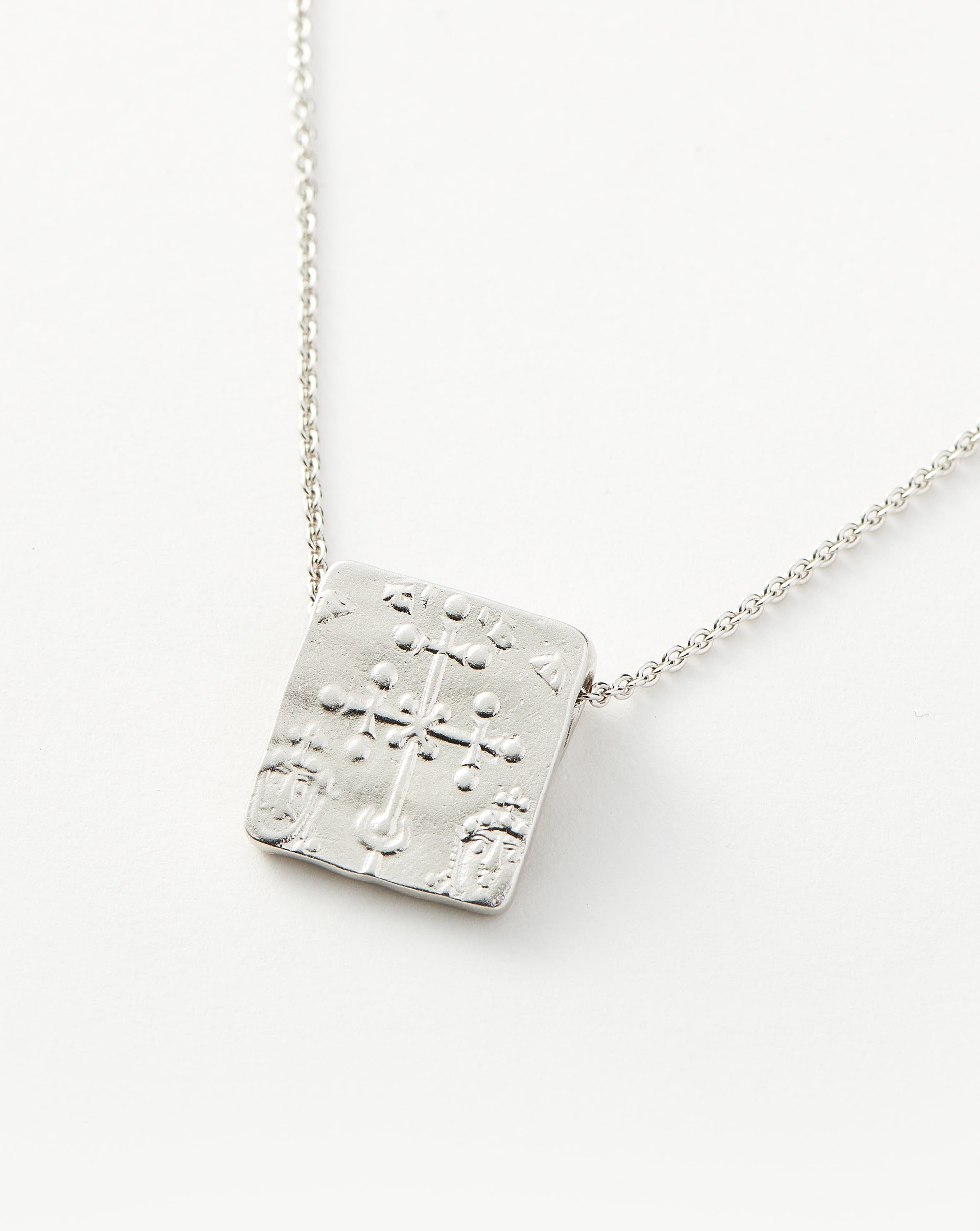 Lucy Williams Byzantine Coin Pendant Necklace | Sterling Silver Necklaces Missoma 