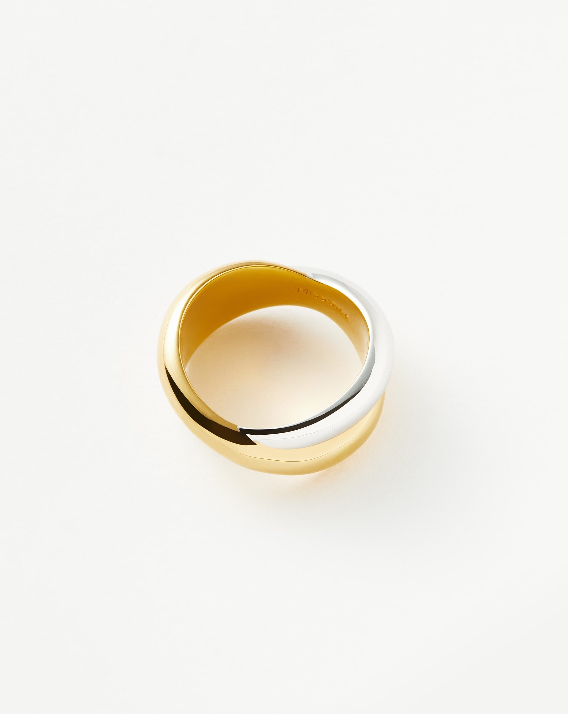 Metal ring with small rings sales