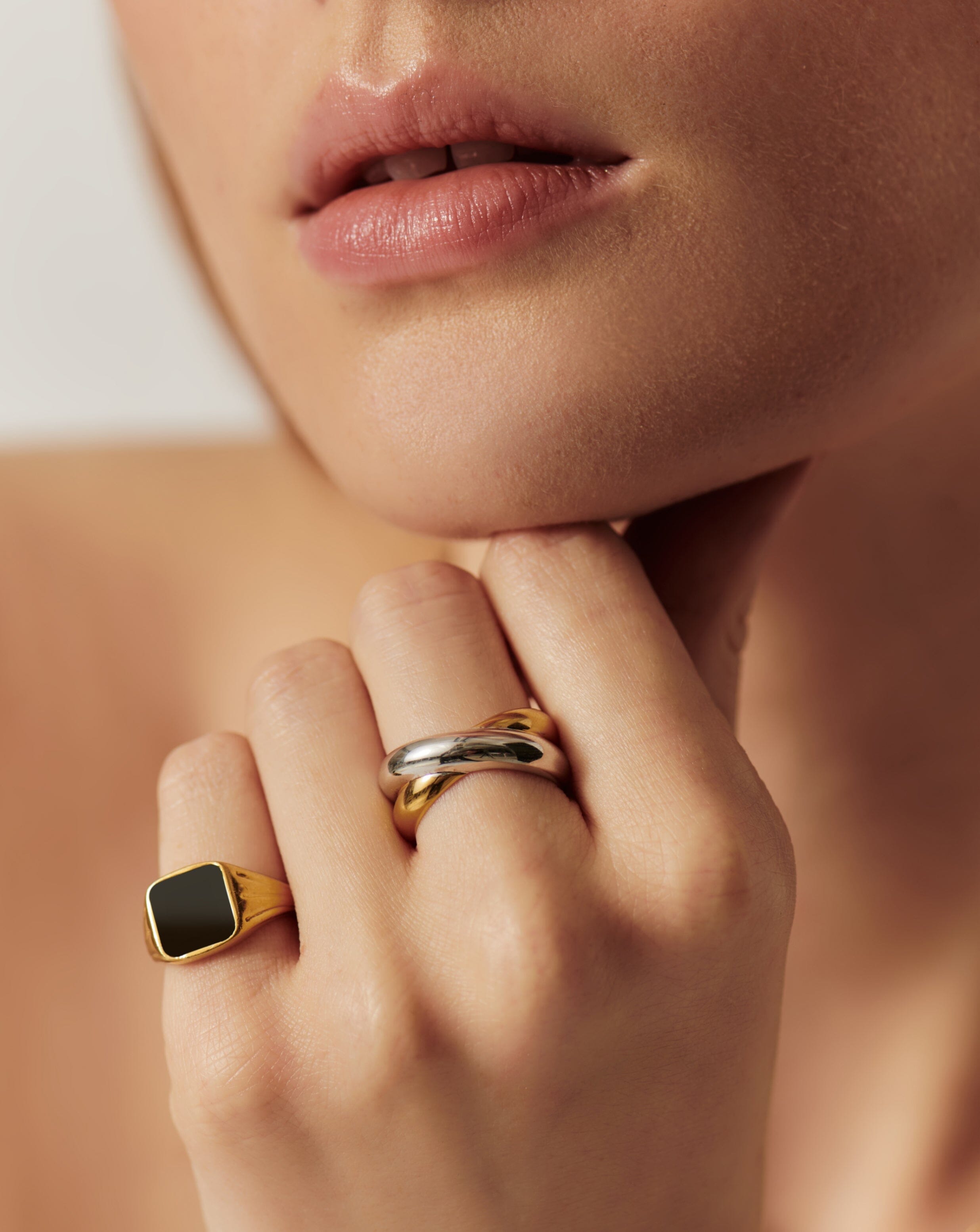 Lucy Williams Chunky Entwine Ring | Mixed Metal Rings Missoma 