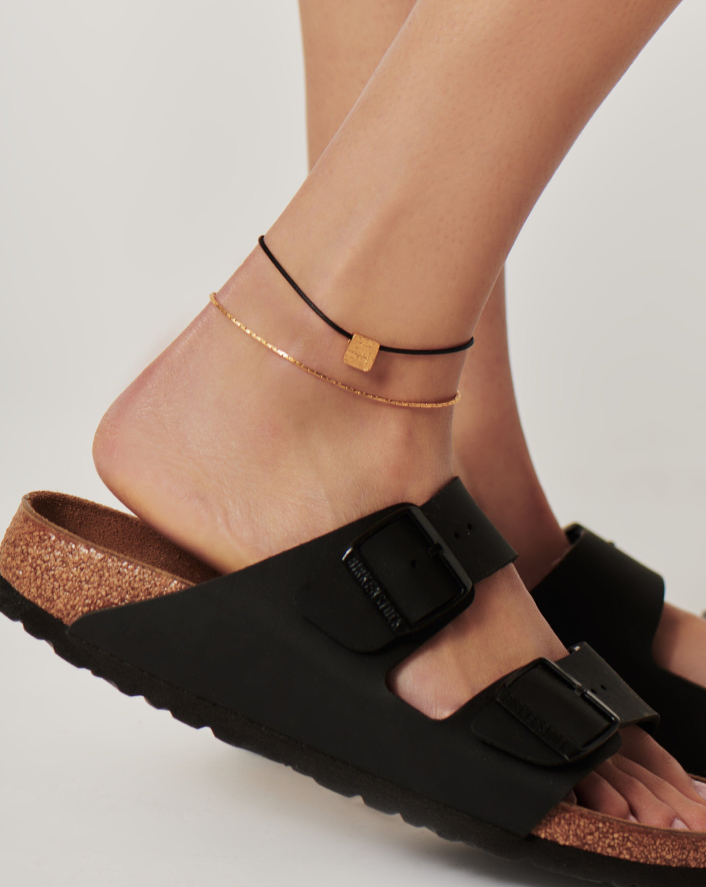 Lucy Williams Cobra Snake Chain Anklet |18ct Gold Plated Anklets Missoma 