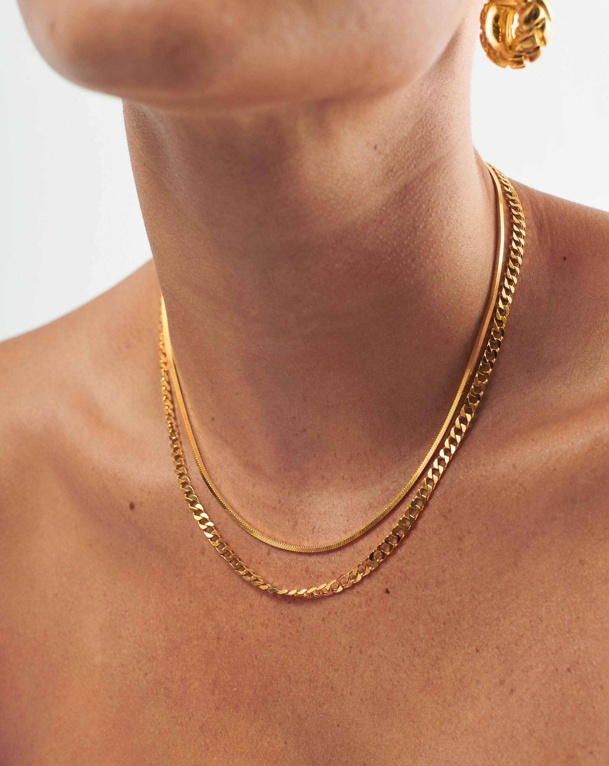 Curb Chain Necklace II | Chain necklace, Simple necklace designs, Chains  necklace