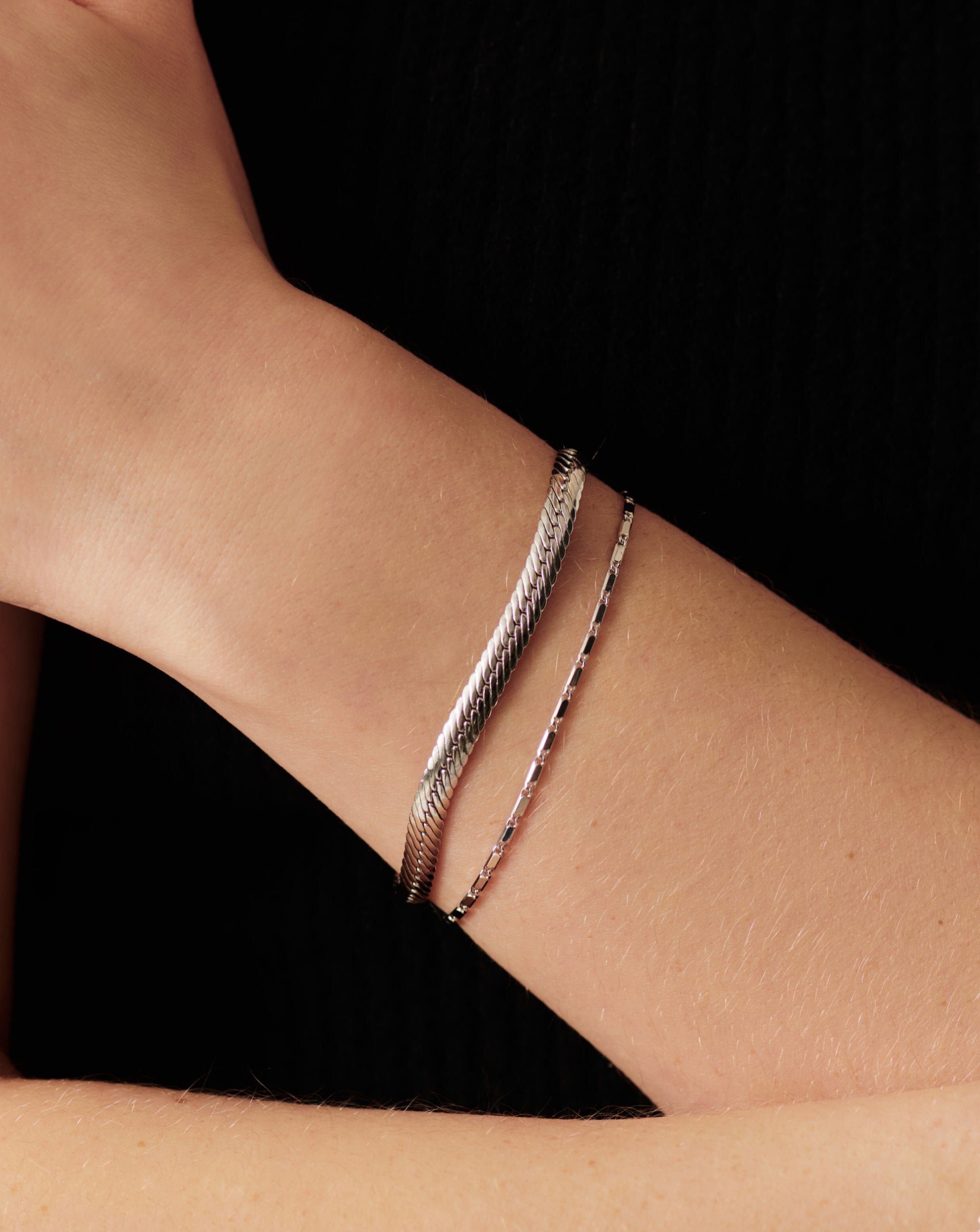 Lucy Williams Horizon Link Chain Bracelet | Sterling Silver Bracelets Missoma 