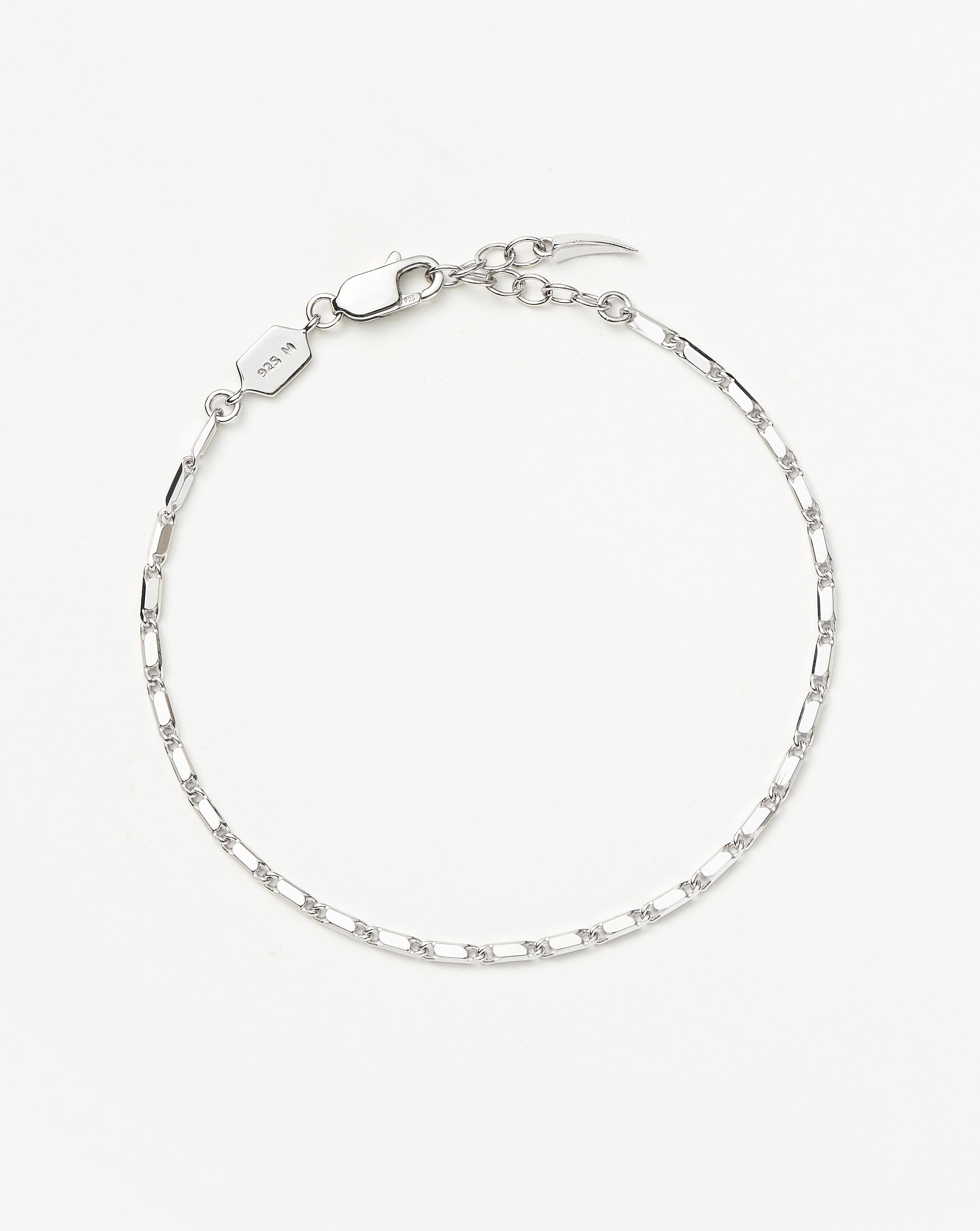 Lucy Williams Horizon Link Chain Bracelet | Sterling Silver Bracelets Missoma 