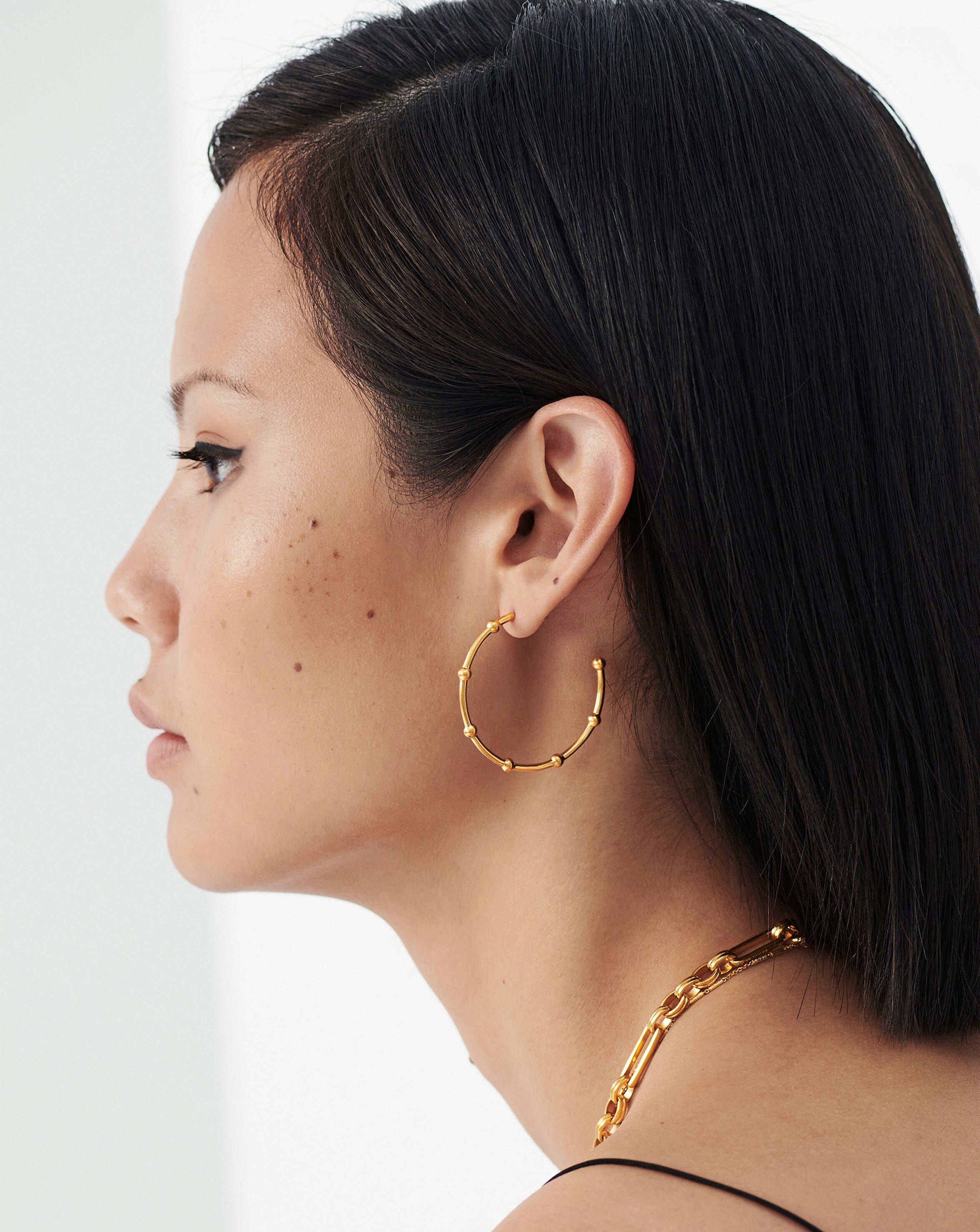 Lucy Williams Large Orb Hoop Earrings Earrings Missoma 